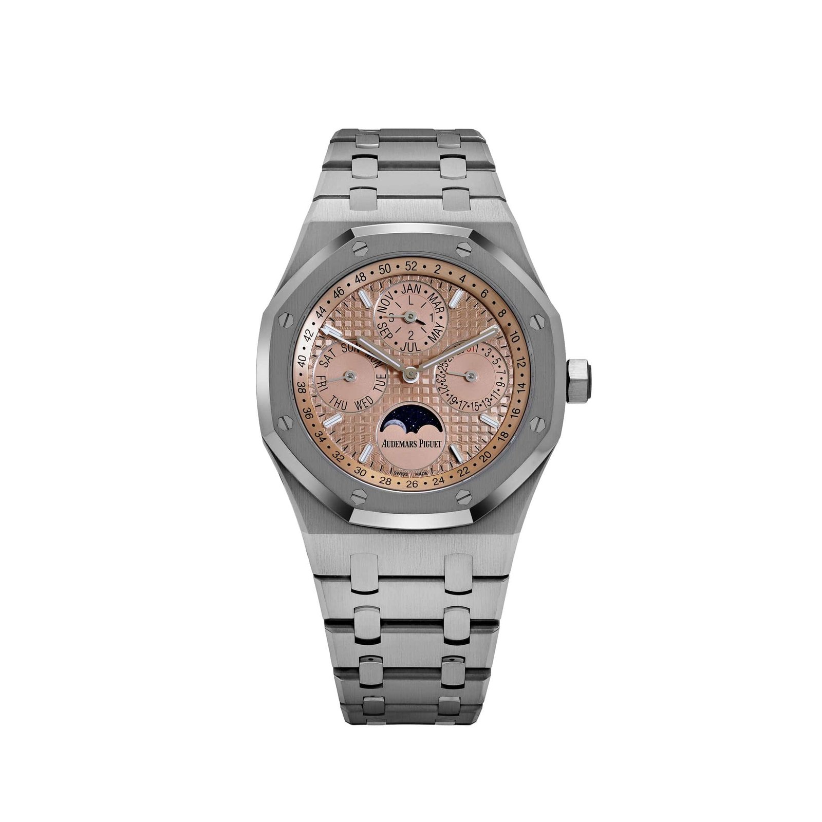 Royal Oak Perpetual Calendar Titanium Salmon Dial Limited Edition