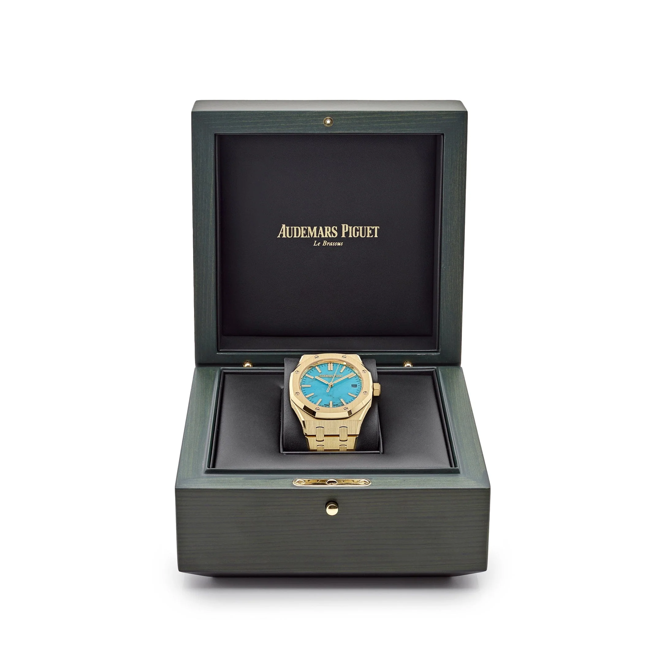 Royal Oak Selfwinding Yellow Gold Blue Turquoise Dial 2 Royal Oak Selfwinding Yellow Gold Blue Turquoise Dial - Image 2