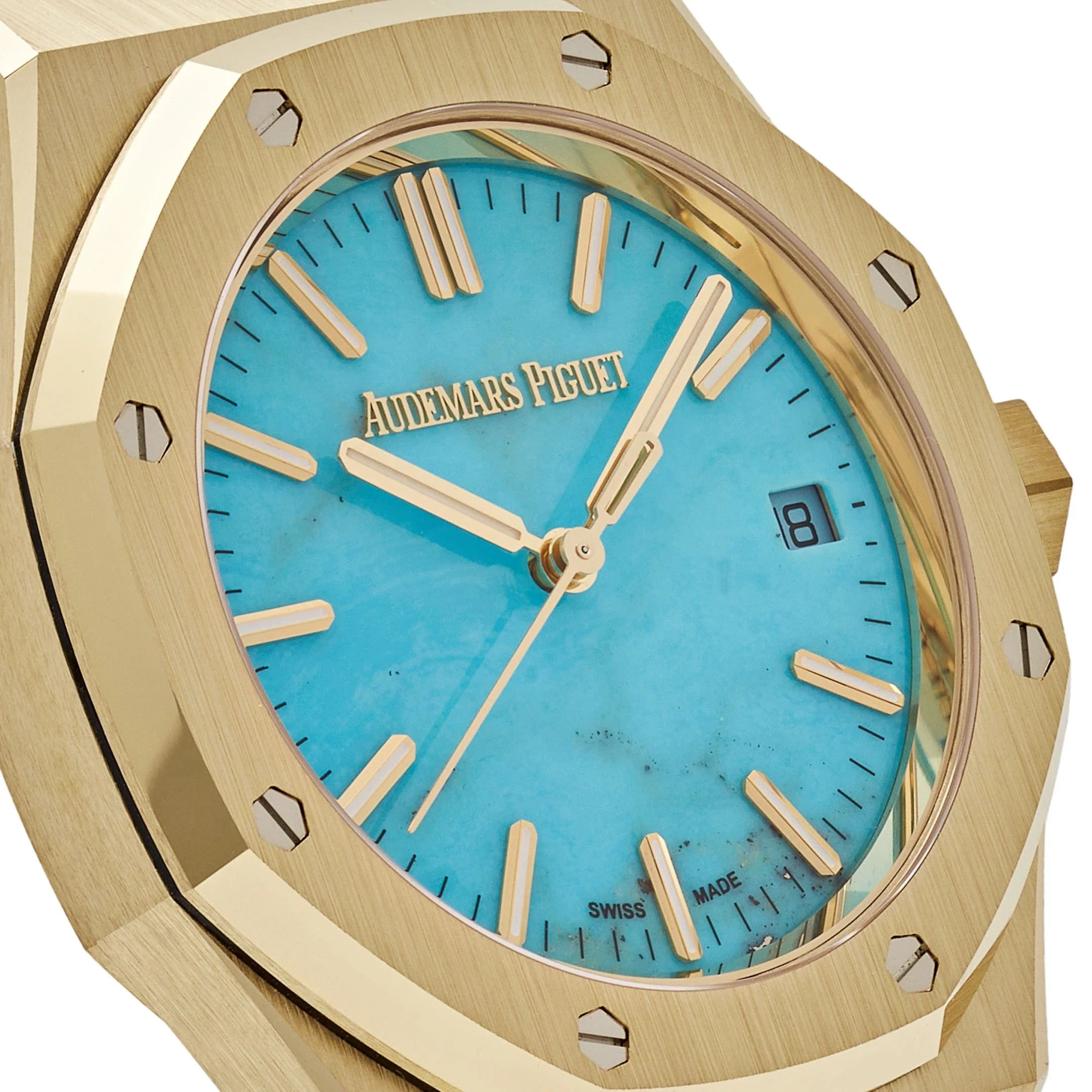 Royal Oak Selfwinding Yellow Gold Blue Turquoise Dial 8 Royal Oak Selfwinding Yellow Gold Blue Turquoise Dial - Image 8