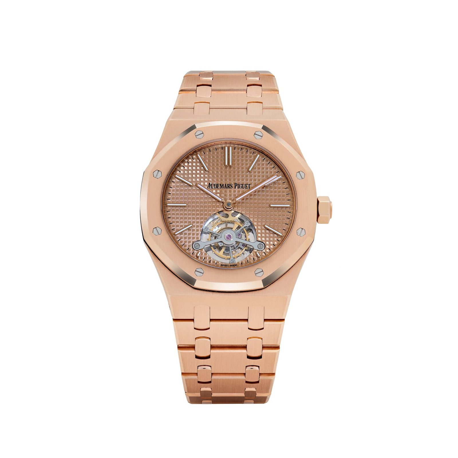 Royal Oak Tourbillon Extra-Thin Rose Gold Pink Dial Limited Edition (25 pcs)