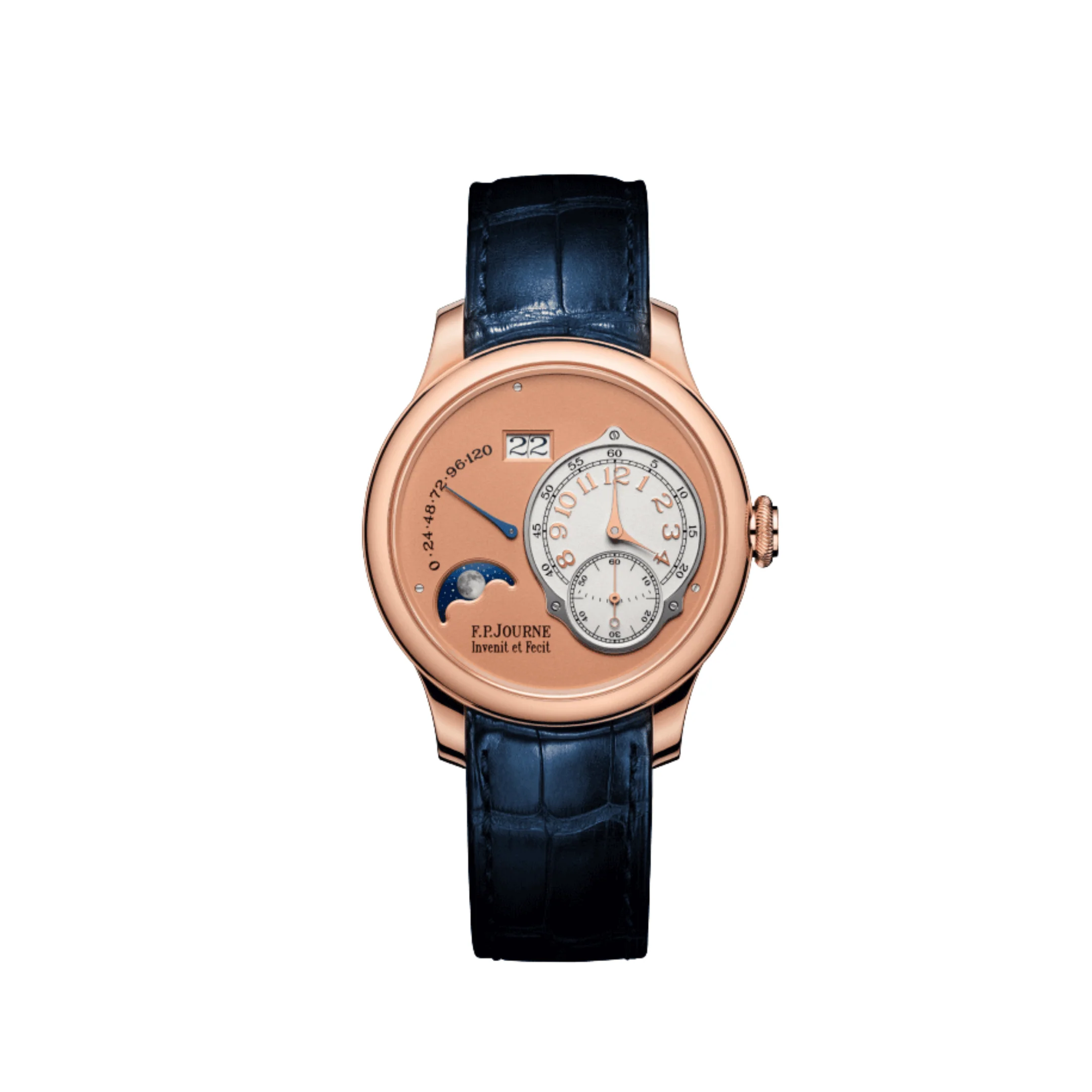Octa Lune Ref. LN Rose Gold Salmon Dial