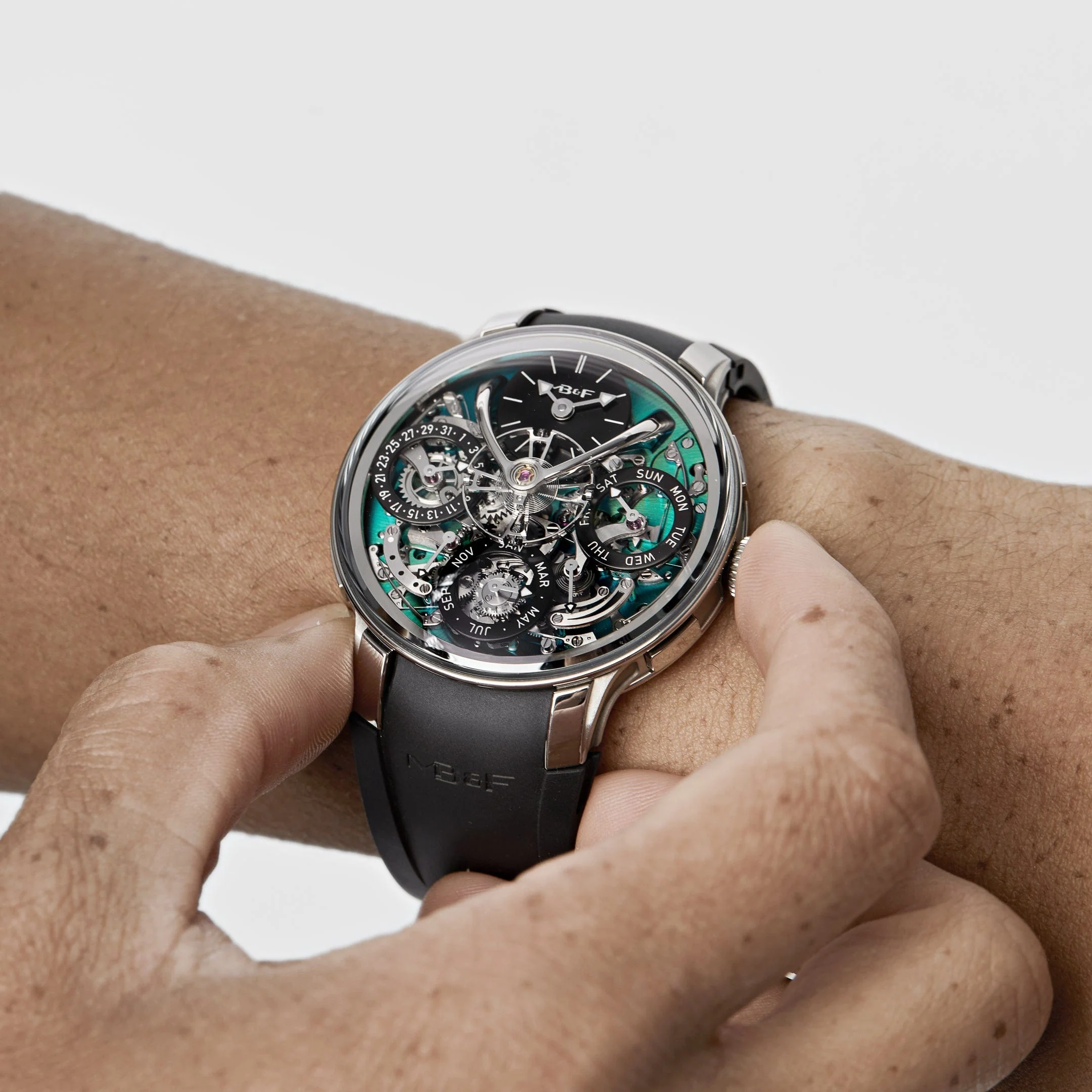 Legacy Machine Perpetual EVO 07.T.GU Titanium Green Dial (2023) 2 Legacy Machine Perpetual EVO 07.T.GU Titanium Green Dial (2023) - Image 2