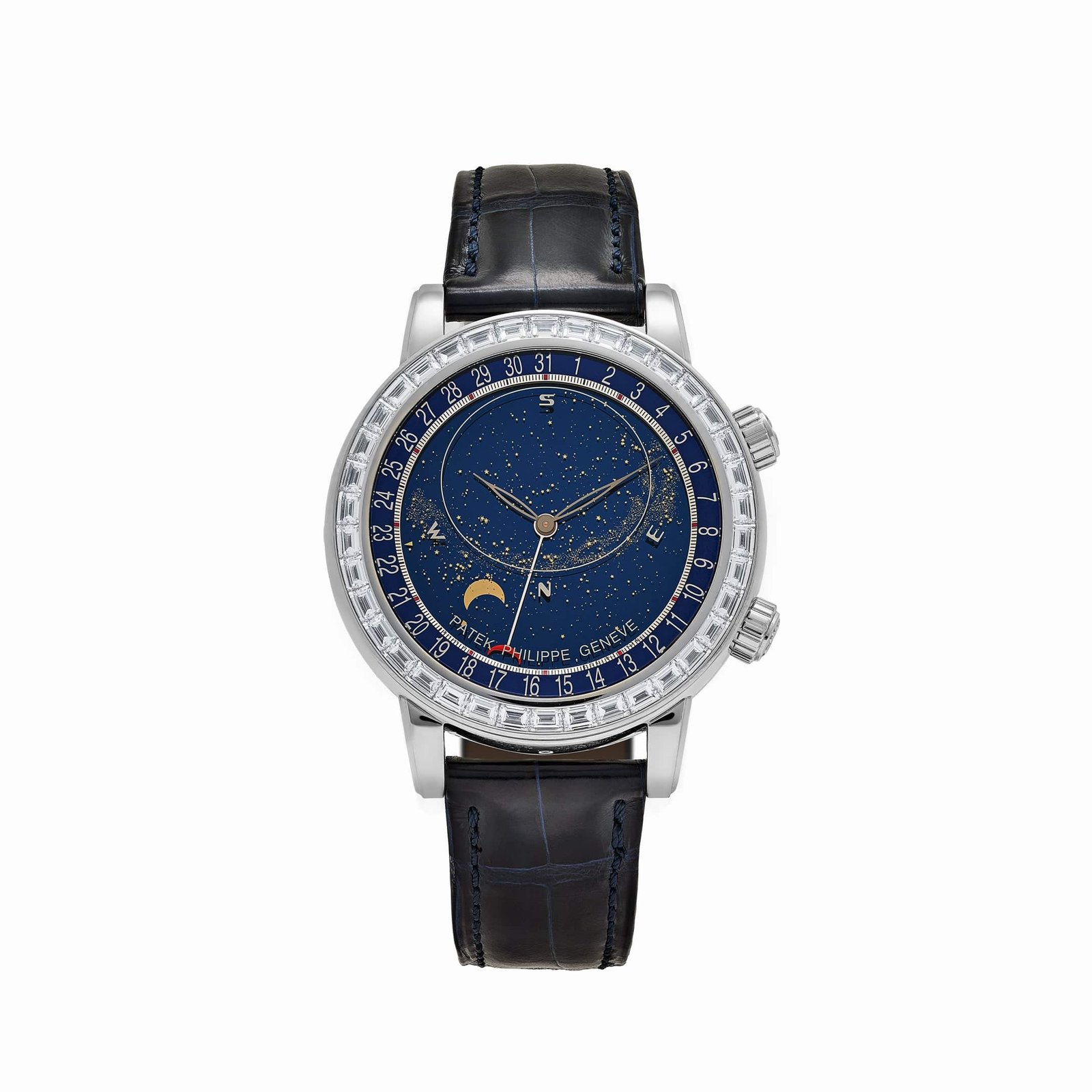 Grand Complications Celestial Joaillerie Platinum Diamond Baguette Bezel Blue Dial (2025)
