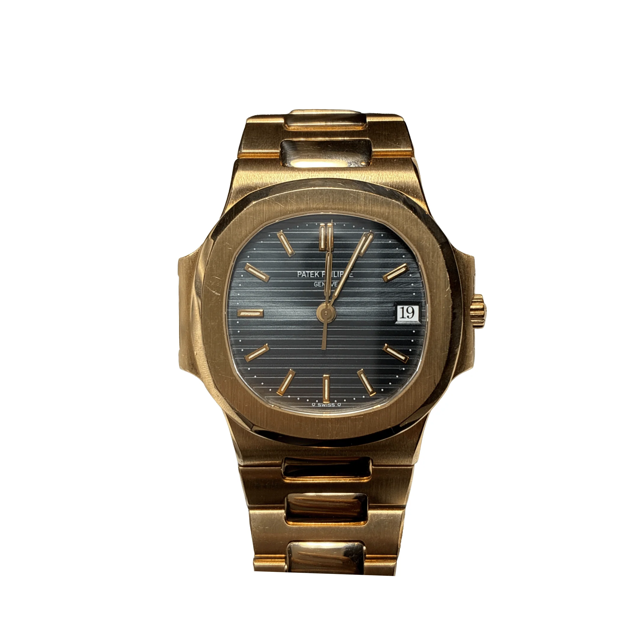 Nautilus Yellow Gold Blue Dial