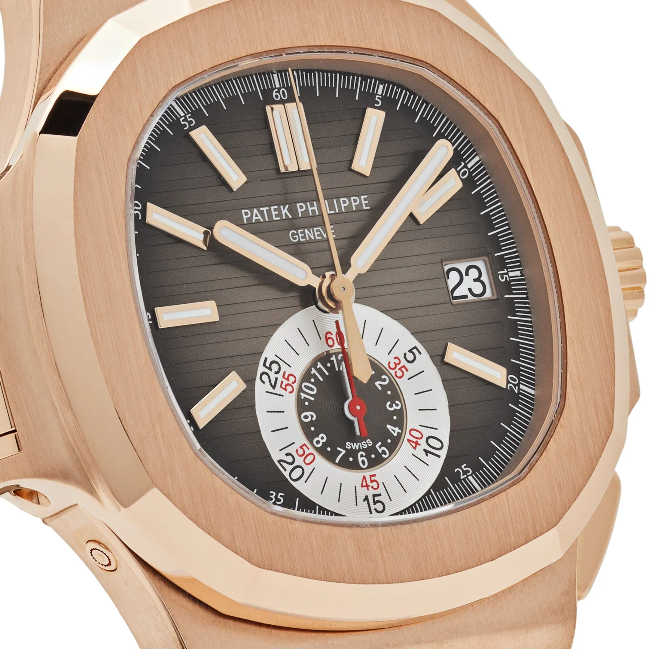 Nautilus 5980R-001 Chronograph Rose Gold Brown Dial 6 Nautilus 5980R-001 Chronograph Rose Gold Brown Dial - Image 6