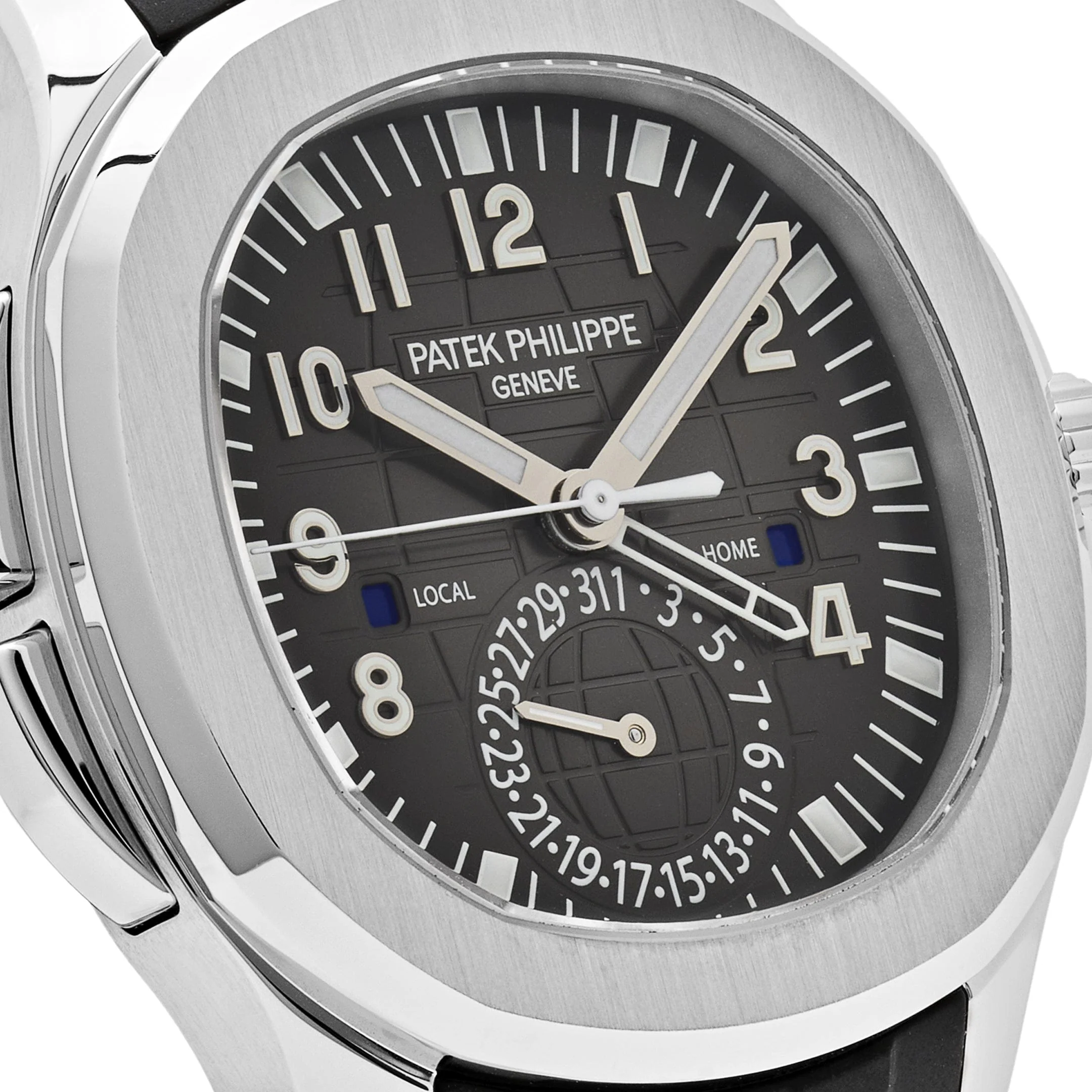 Aquanaut 'Travel Time' Stainless Steel Black Dial (2021) 4 Aquanaut 'Travel Time' Stainless Steel Black Dial (2021) - Image 4