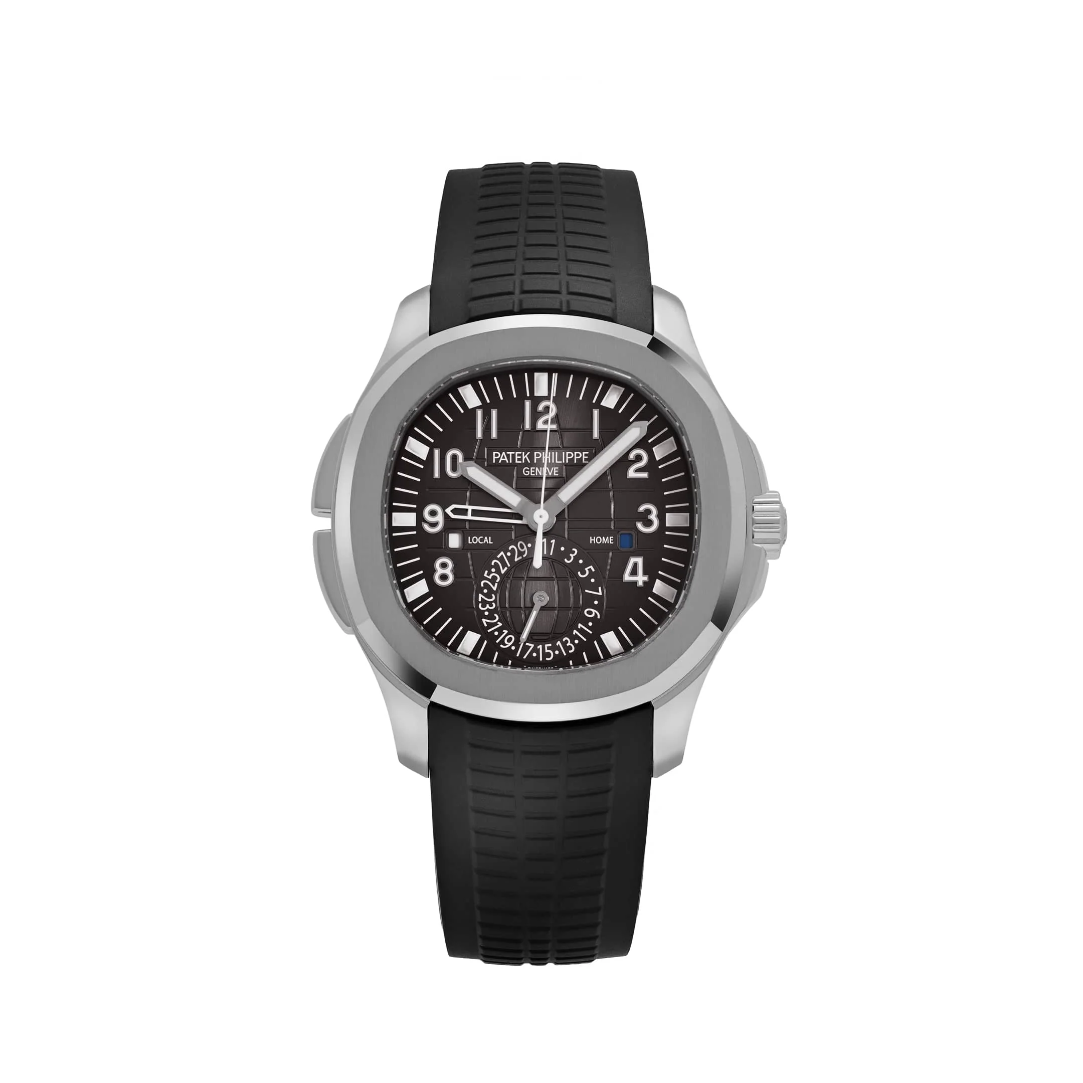 Aquanaut 'Travel Time' Stainless Steel Black Dial (2021)