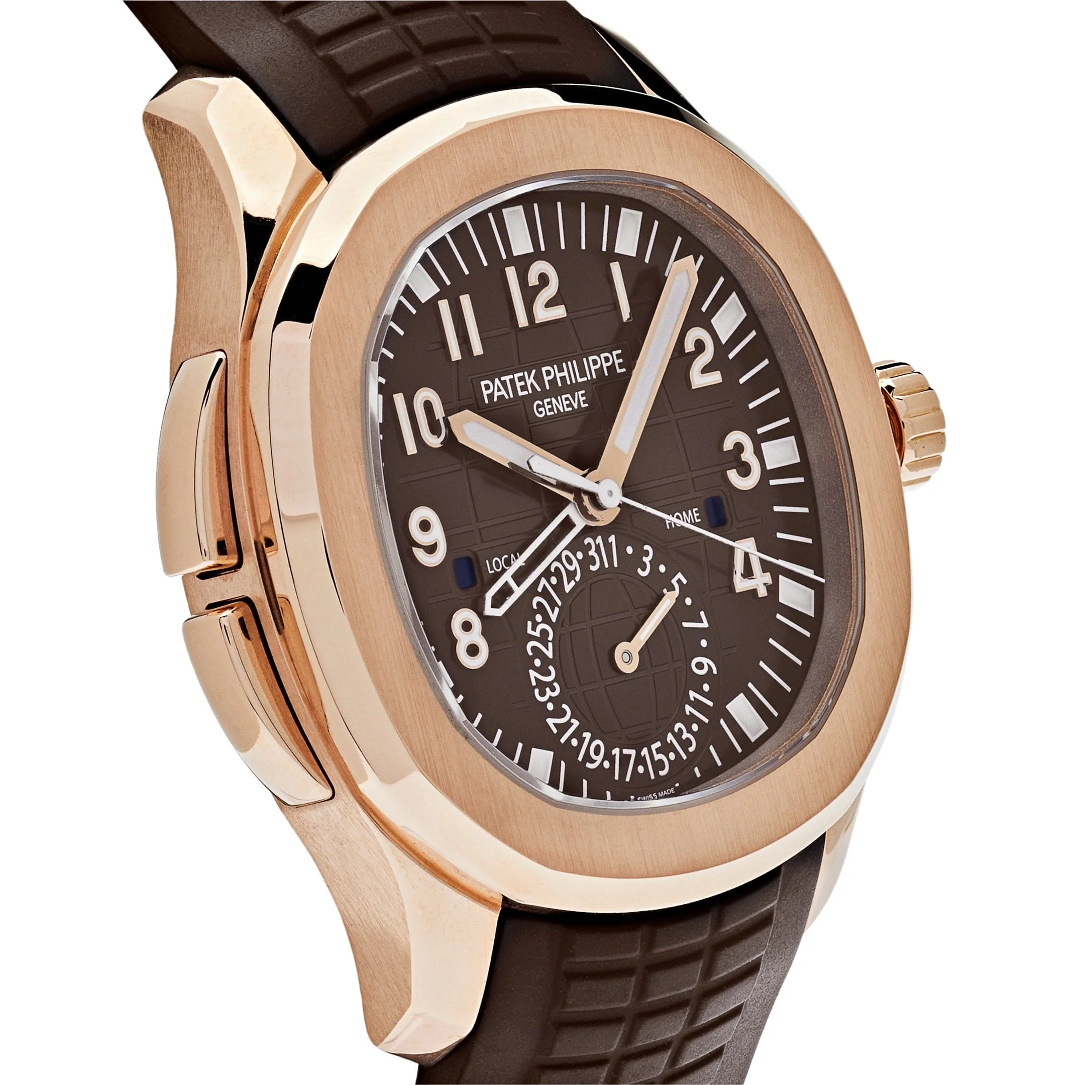 Aquanaut 'Travel Time' Rose Gold Brown Dial 3 Aquanaut 'Travel Time' Rose Gold Brown Dial - Image 3