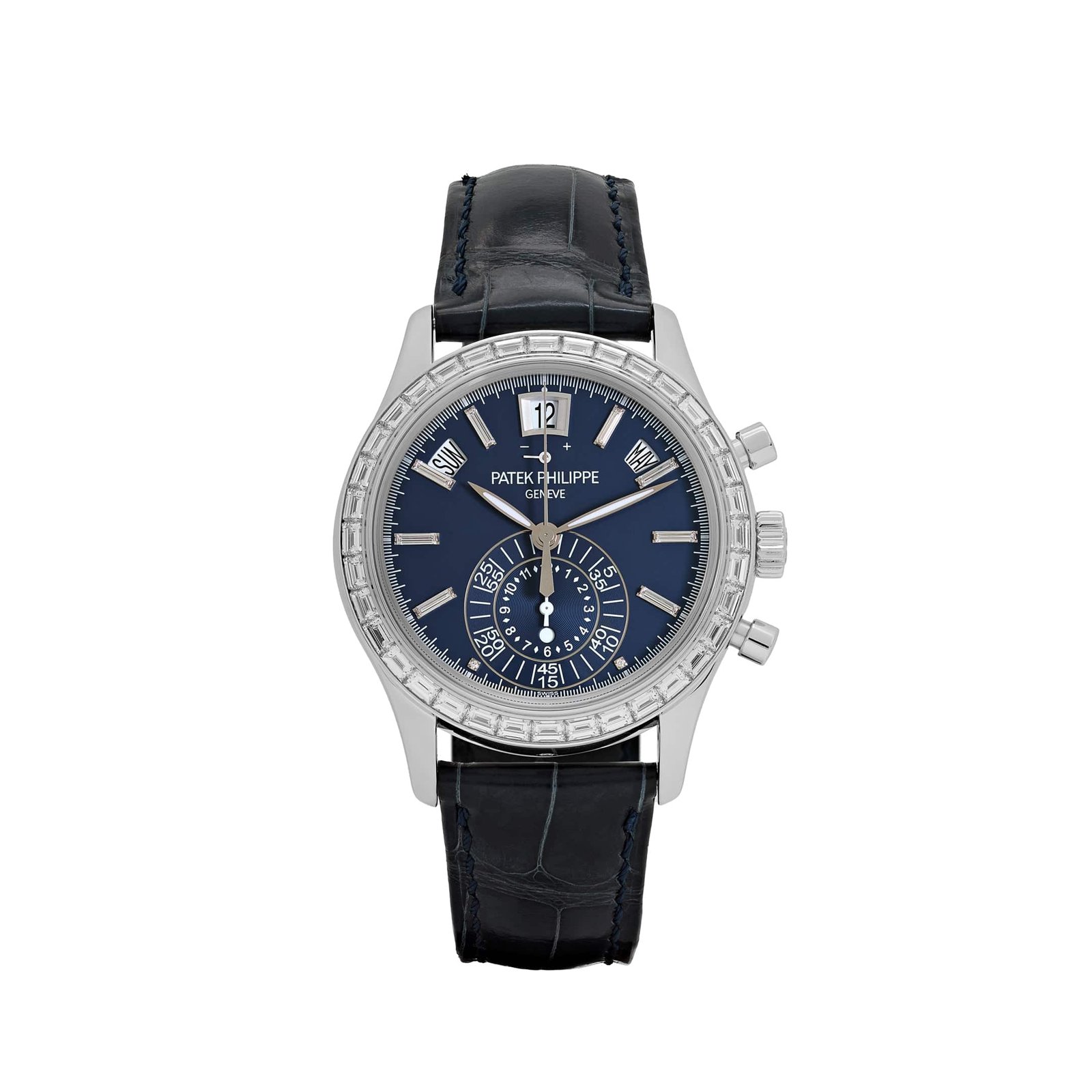 Complications Annual Calendar Platinum Blue Diamond Baguette Dial Diamond Baguette Bezel (2023)
