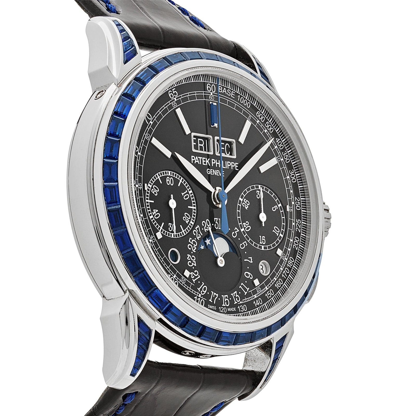Grand Complications Moon Phases Platinum Black Dial Sapphire Bezel 8 Grand Complications Moon Phases Platinum Black Dial Sapphire Bezel - Image 8