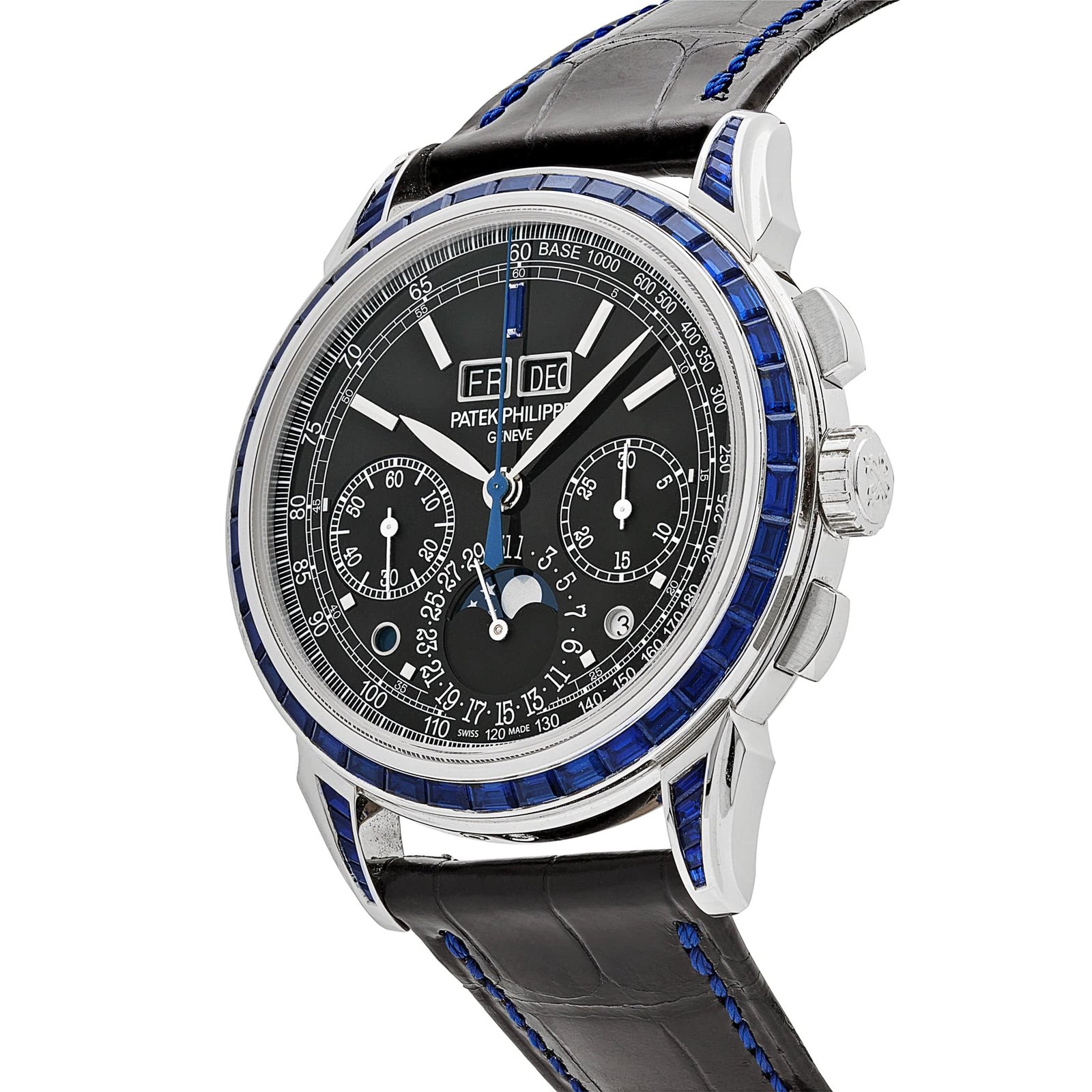 Grand Complications Moon Phases Platinum Black Dial Sapphire Bezel 9 Grand Complications Moon Phases Platinum Black Dial Sapphire Bezel - Image 9