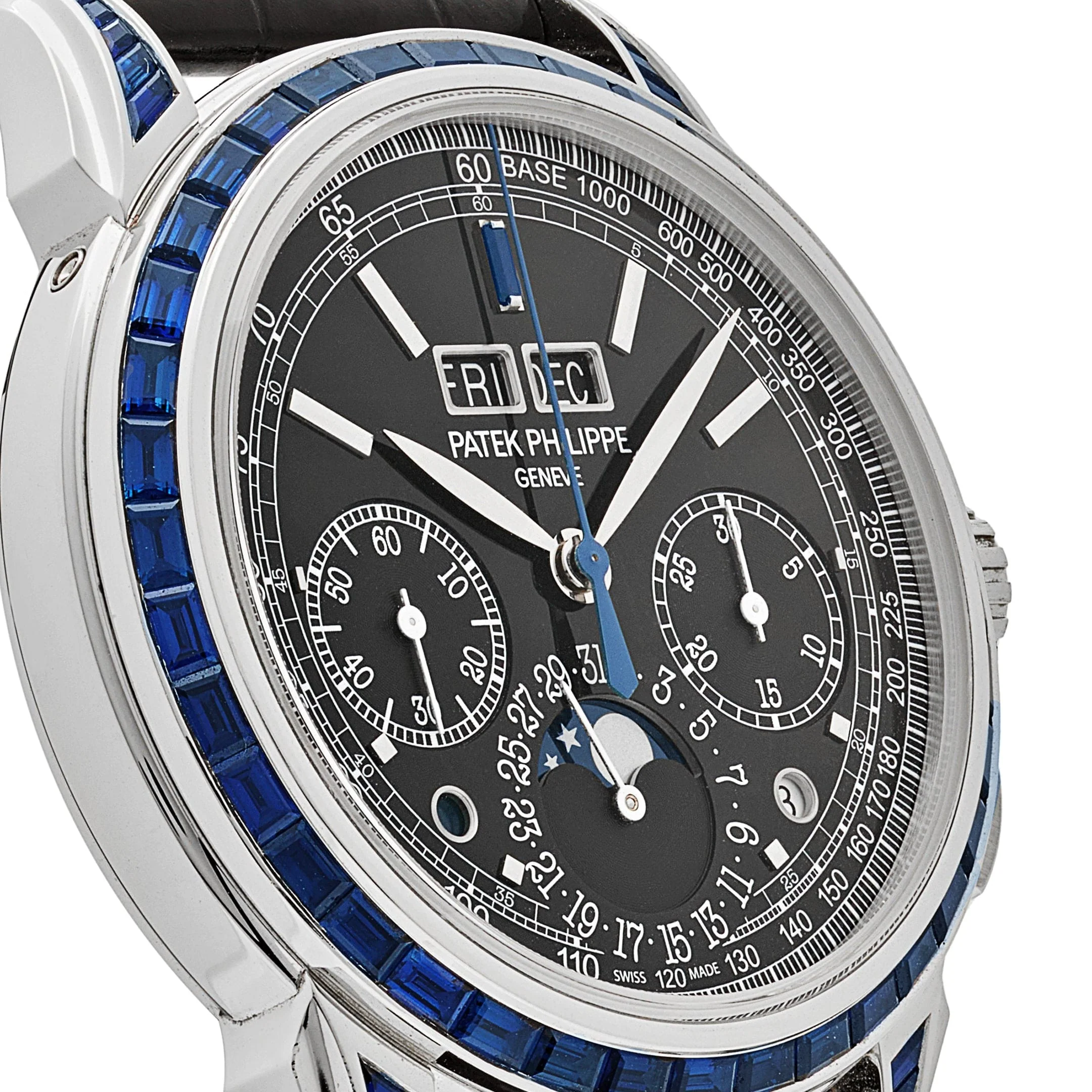 Grand Complications Moon Phases Platinum Black Dial Sapphire Bezel 7 Grand Complications Moon Phases Platinum Black Dial Sapphire Bezel - Image 7
