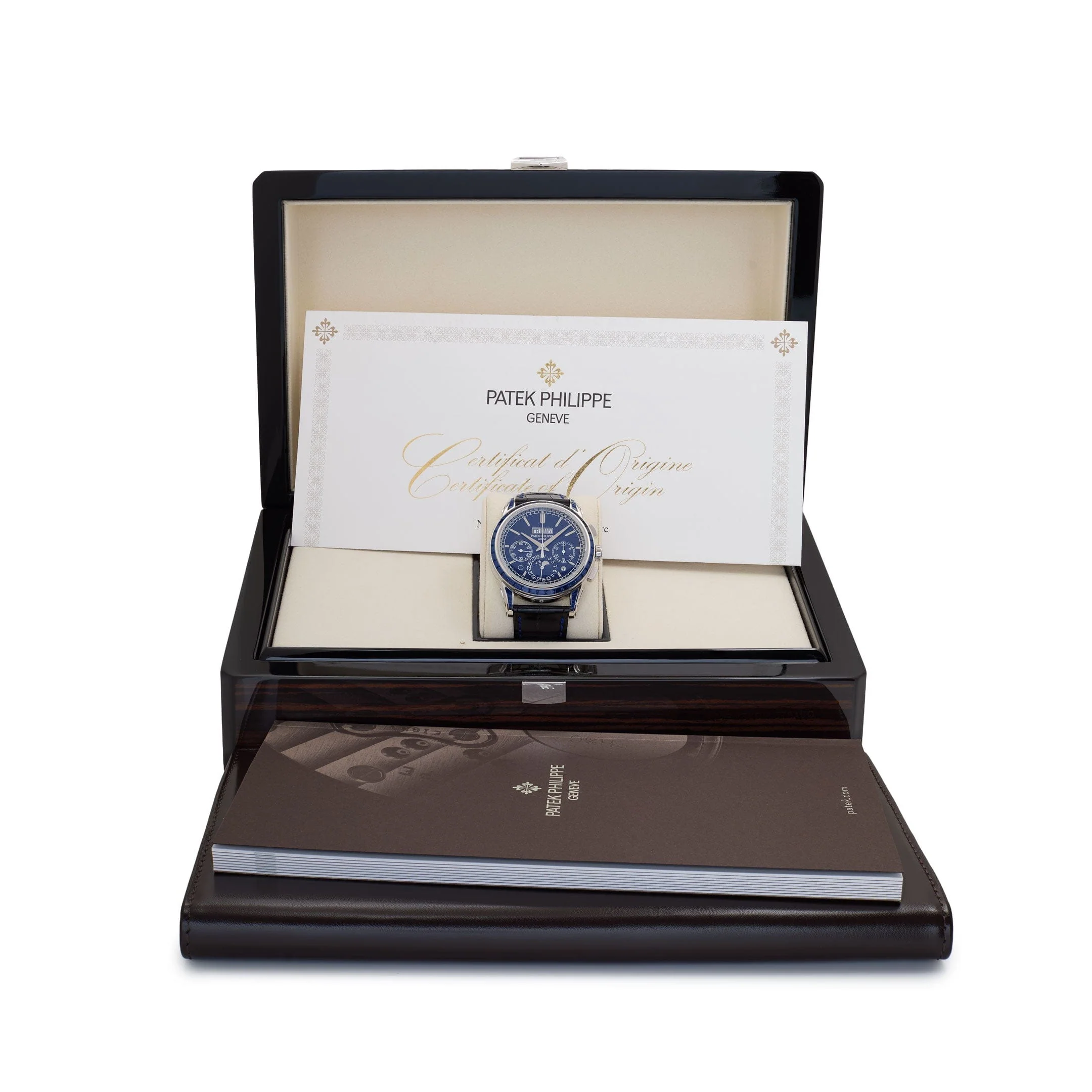 Grand Complications Perpetual Calendar Chronograph Platinum Baguette Sapphires 2 Grand Complications Perpetual Calendar Chronograph Platinum Baguette Sapphires - Image 2