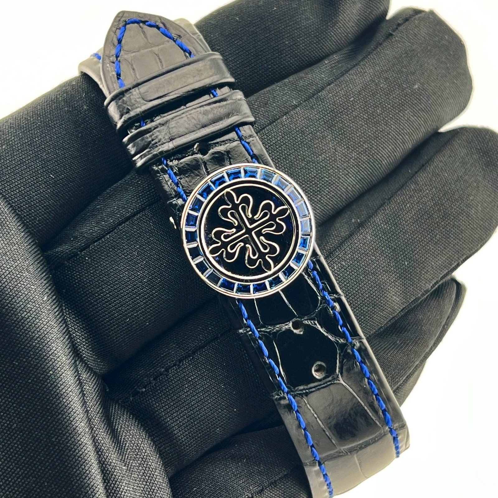 Grand Complications Perpetual Calendar Chronograph Platinum Baguette Sapphires 6 Grand Complications Perpetual Calendar Chronograph Platinum Baguette Sapphires - Image 6
