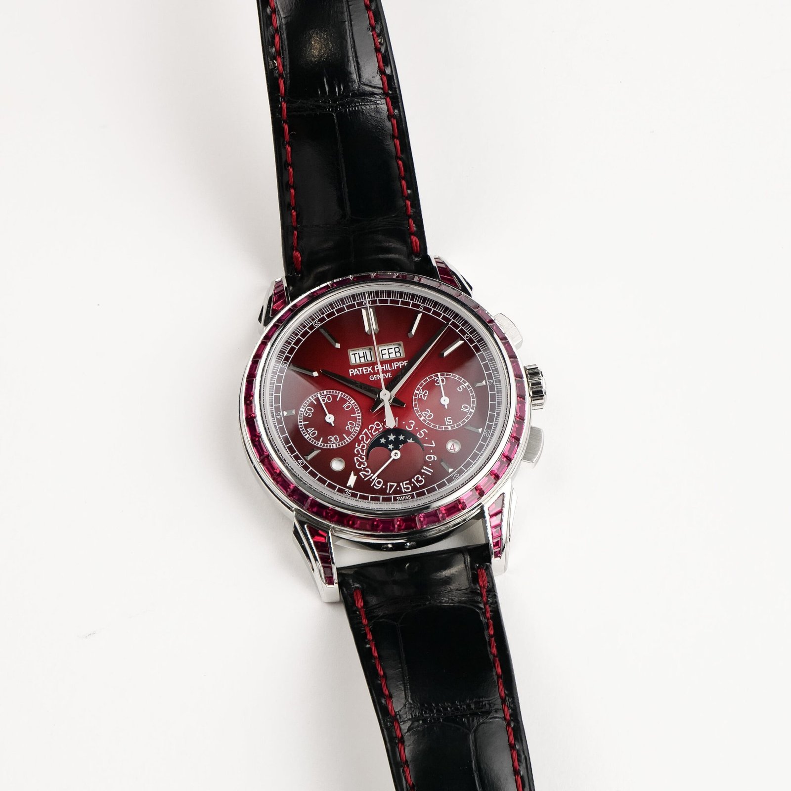 Grand Complications Perpetual Calendar Chronograph Platinum Baguette Rubies 2 Grand Complications Perpetual Calendar Chronograph Platinum Baguette Rubies - Image 2
