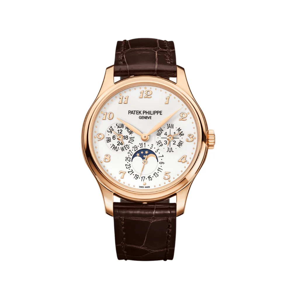 Grand Complications Perpetual Calendar Rose Gold White Dial