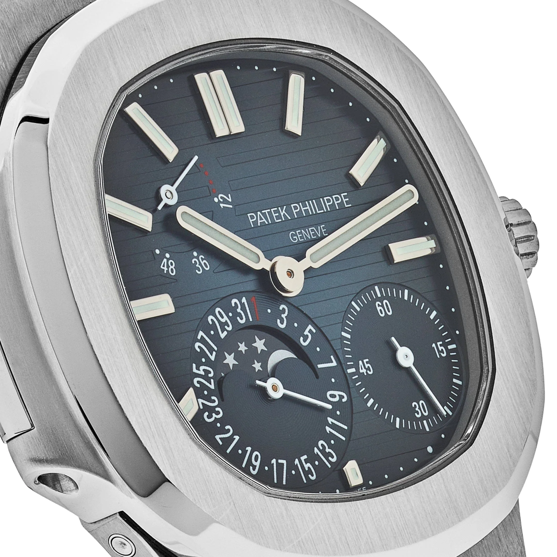 Nautilus Moon Phases Stainless Steel Blue Dial 5 Nautilus Moon Phases Stainless Steel Blue Dial - Image 5