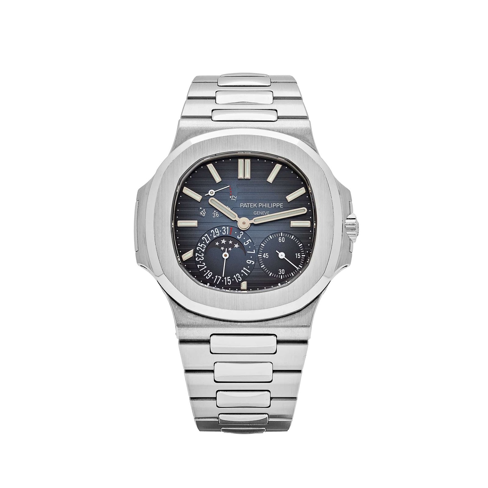 Nautilus Stainless Steel Blue Dial Moon Phases (2023)