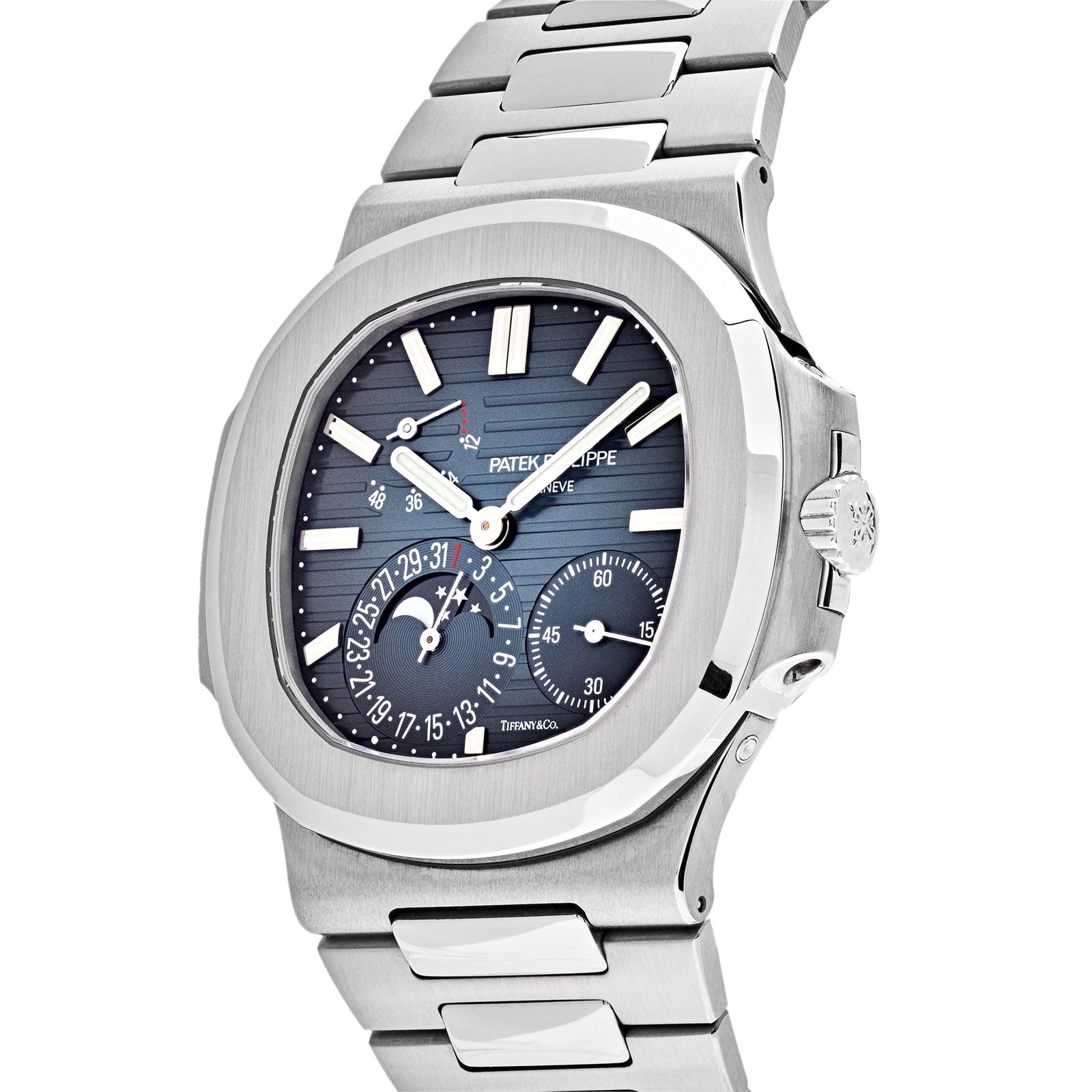 Nautilus Moon Phases Stainless Steel Blue Dial 6 Nautilus Moon Phases Stainless Steel Blue Dial - Image 6