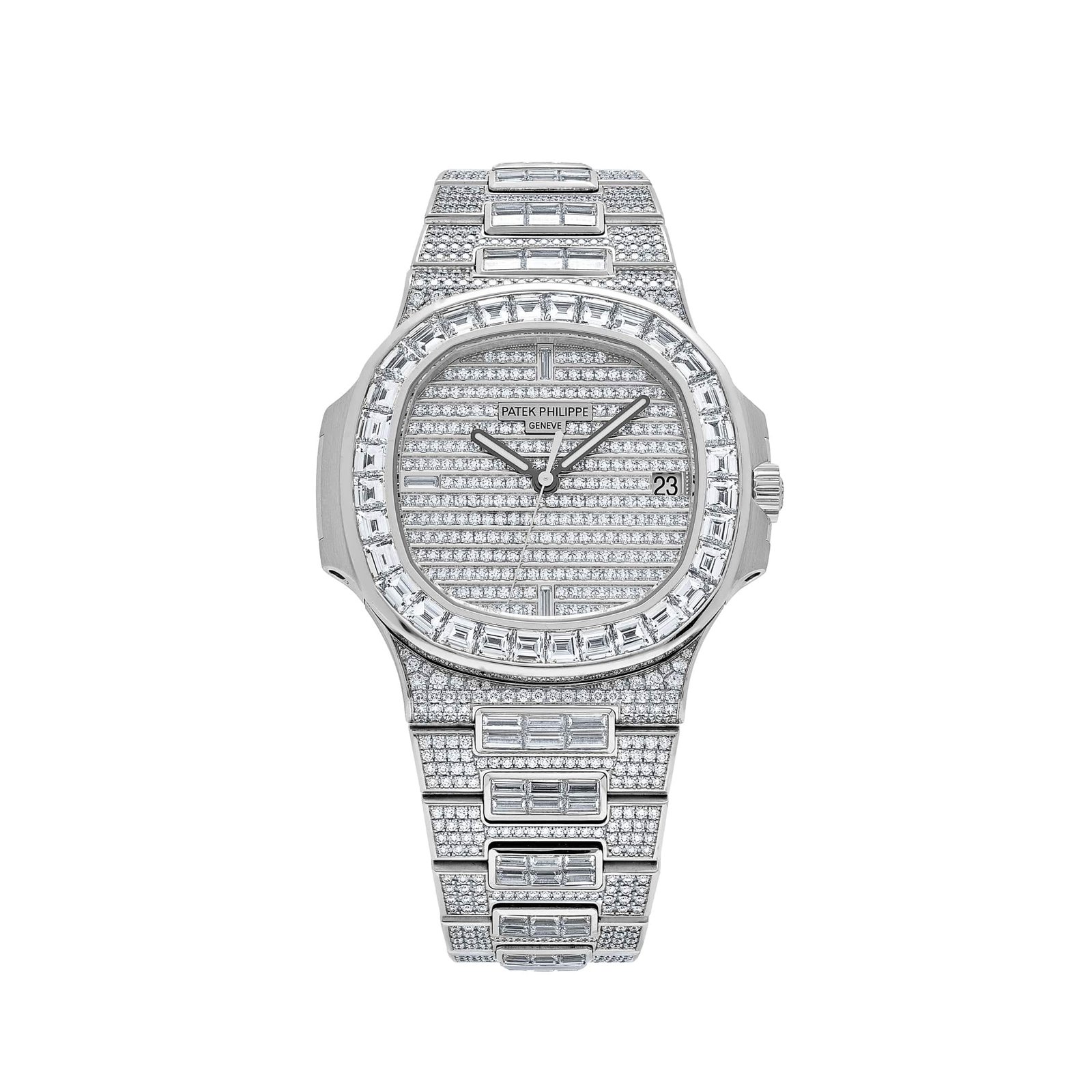 Nautilus White Gold Diamond Set (2019)