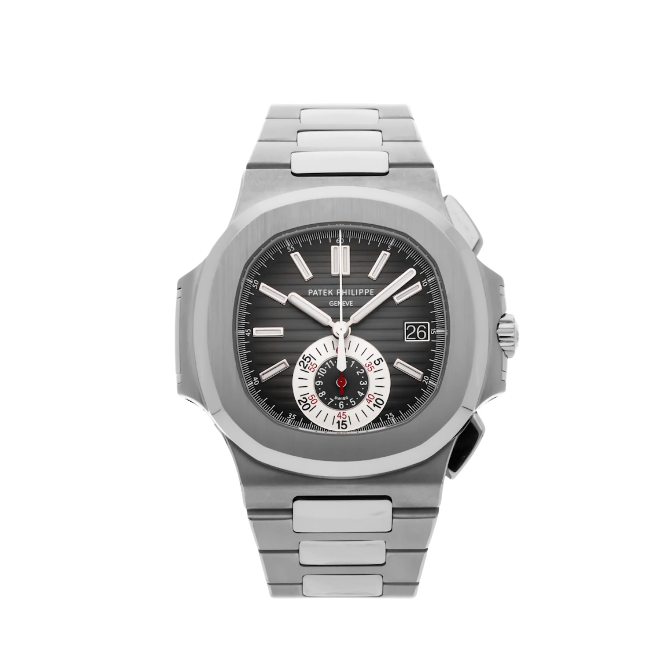 Nautilus Chronograph Stainless Steel Grey Dial (2013)