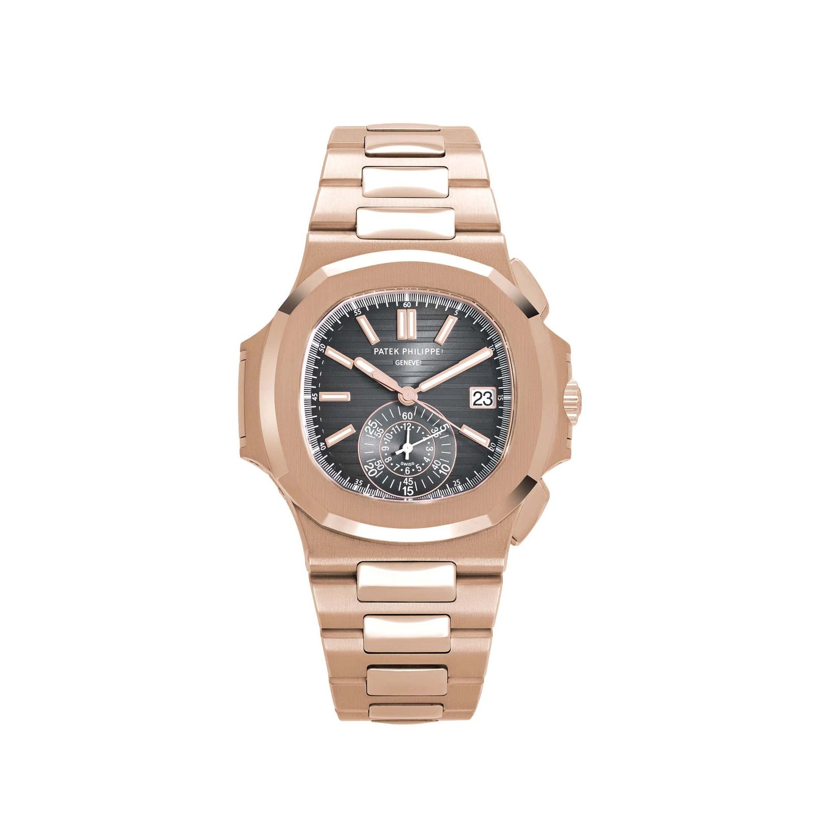Nautilus Chronograph Date Rose Gold Black Dial (2022)