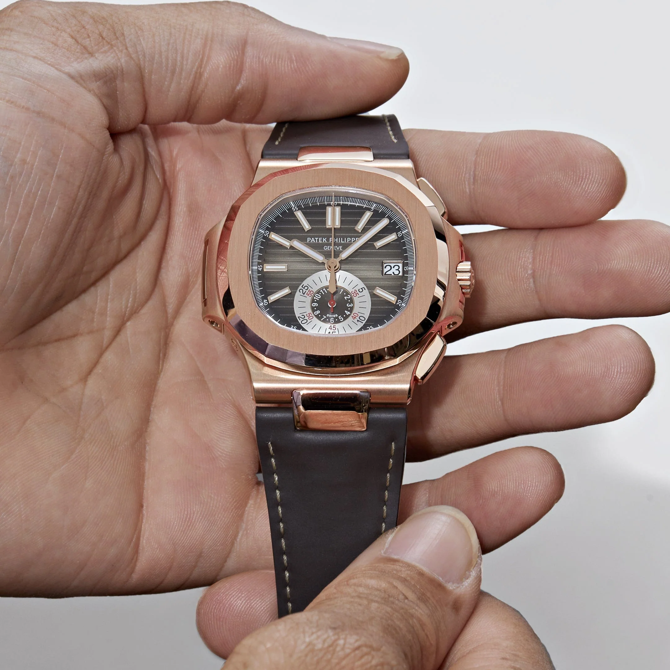 Nautilus Chronograph Rose Gold Brown Dial (2020) 8 Nautilus Chronograph Rose Gold Brown Dial (2020) - Image 8