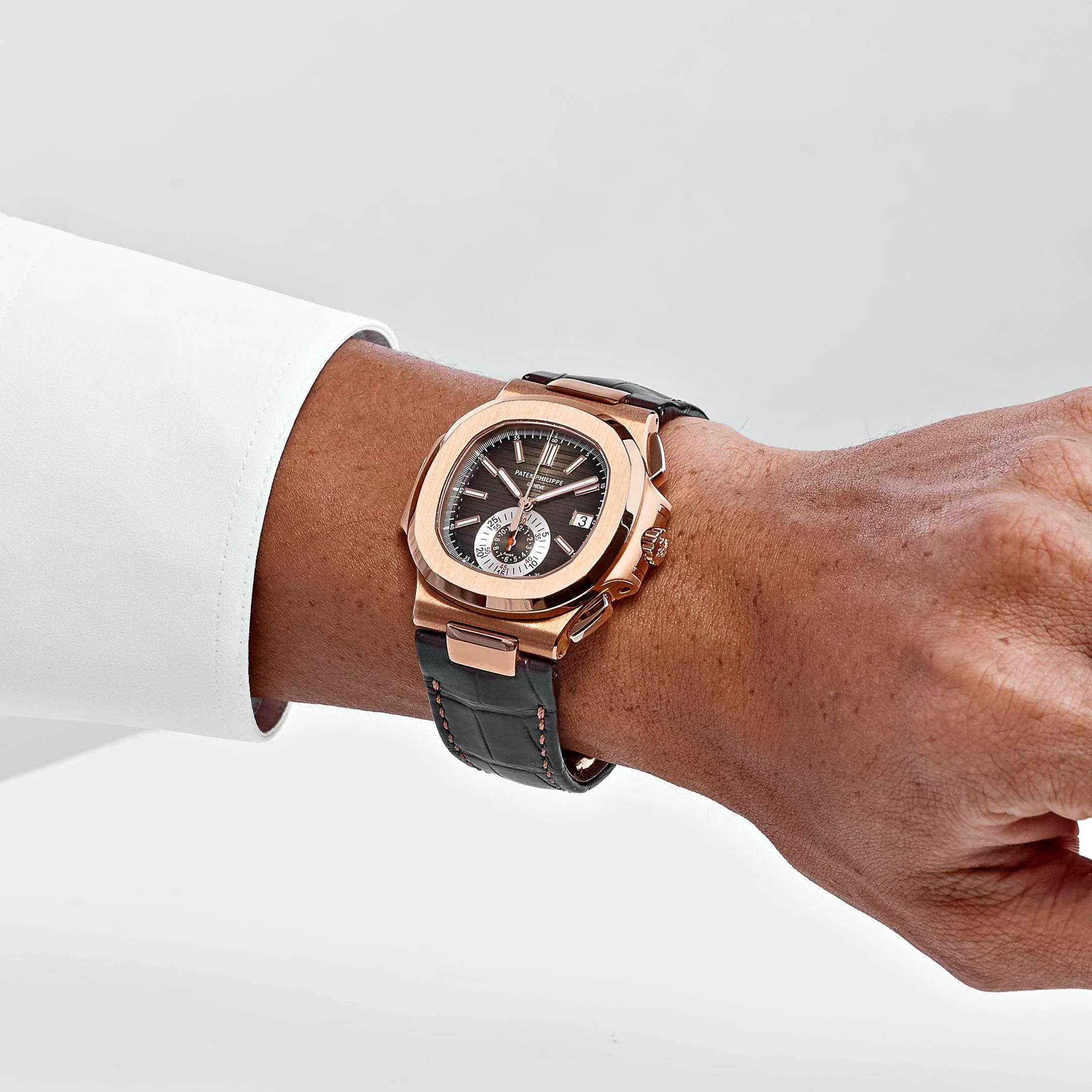 Nautilus Chronograph Rose Gold Brown Dial (2020) 9 Nautilus Chronograph Rose Gold Brown Dial (2020) - Image 9