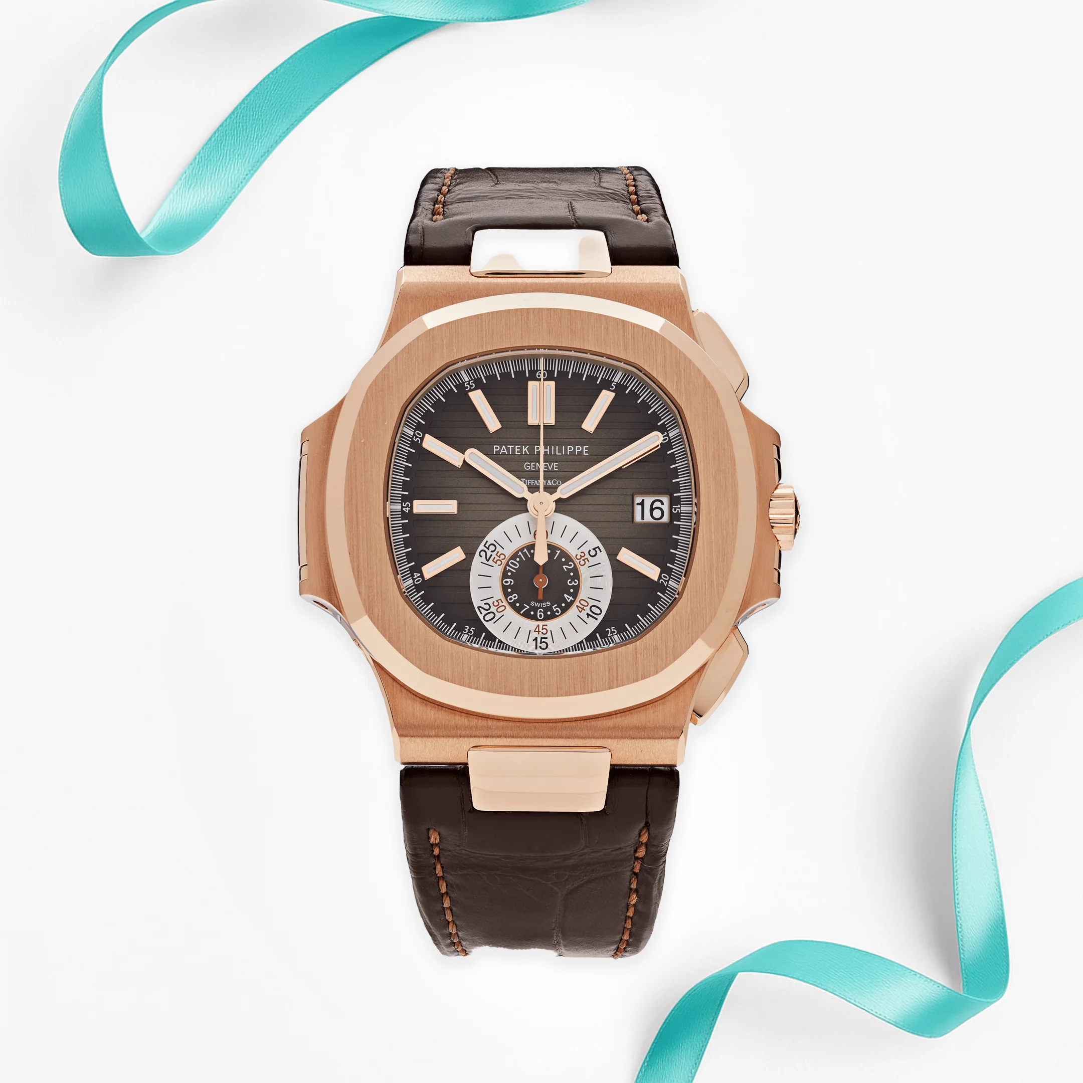 Nautilus 'Tiffany & Co' Chronograph Rose Gold (2022)
