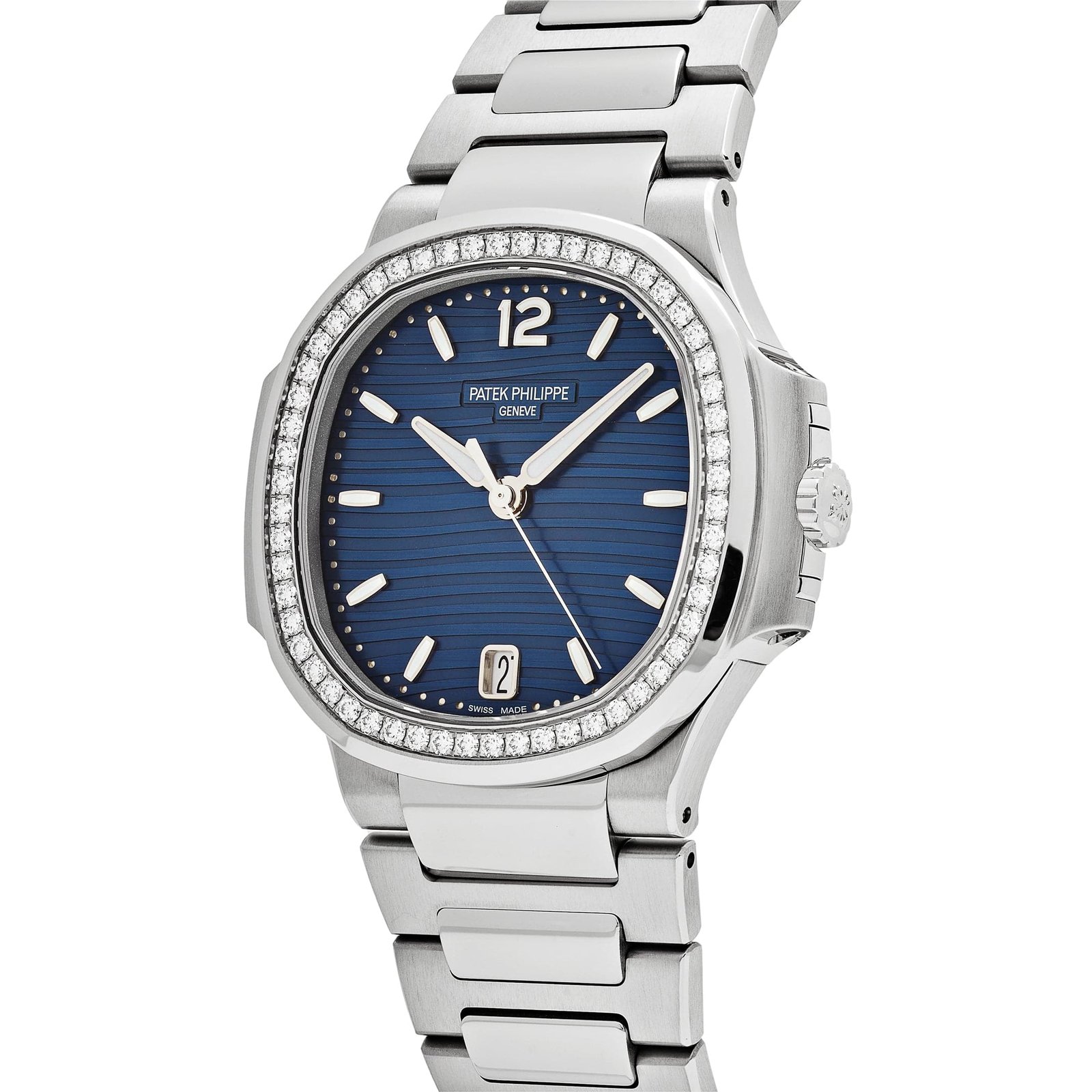 Nautilus 'Ladies' Blue Dial Diamond Bezel (2025) 8 Nautilus 'Ladies' Blue Dial Diamond Bezel (2025) - Image 8