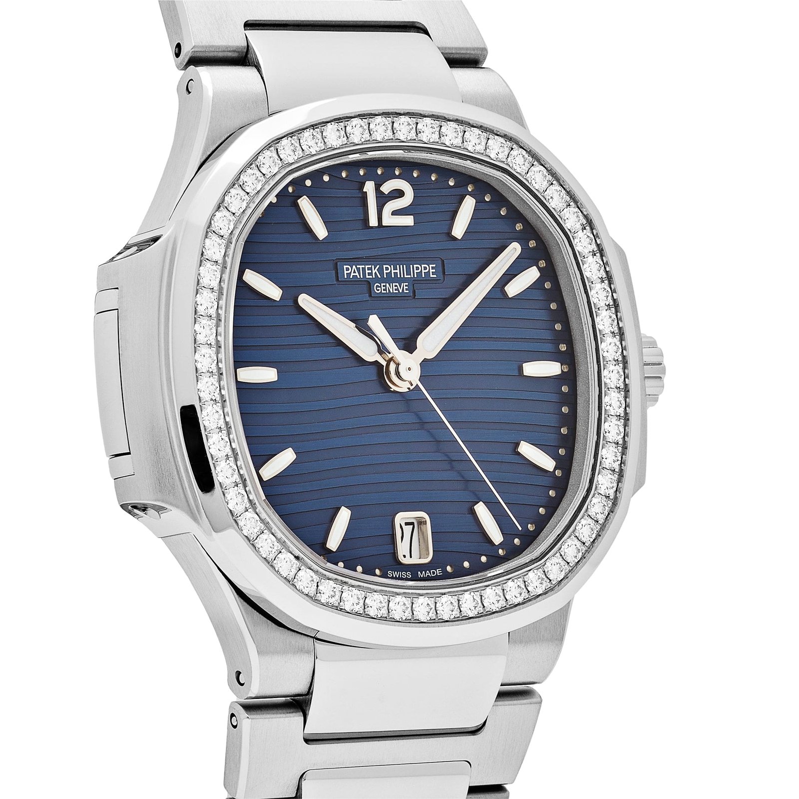 Nautilus 'Ladies' Blue Dial Diamond Bezel (2025) 6 Nautilus 'Ladies' Blue Dial Diamond Bezel (2025) - Image 6