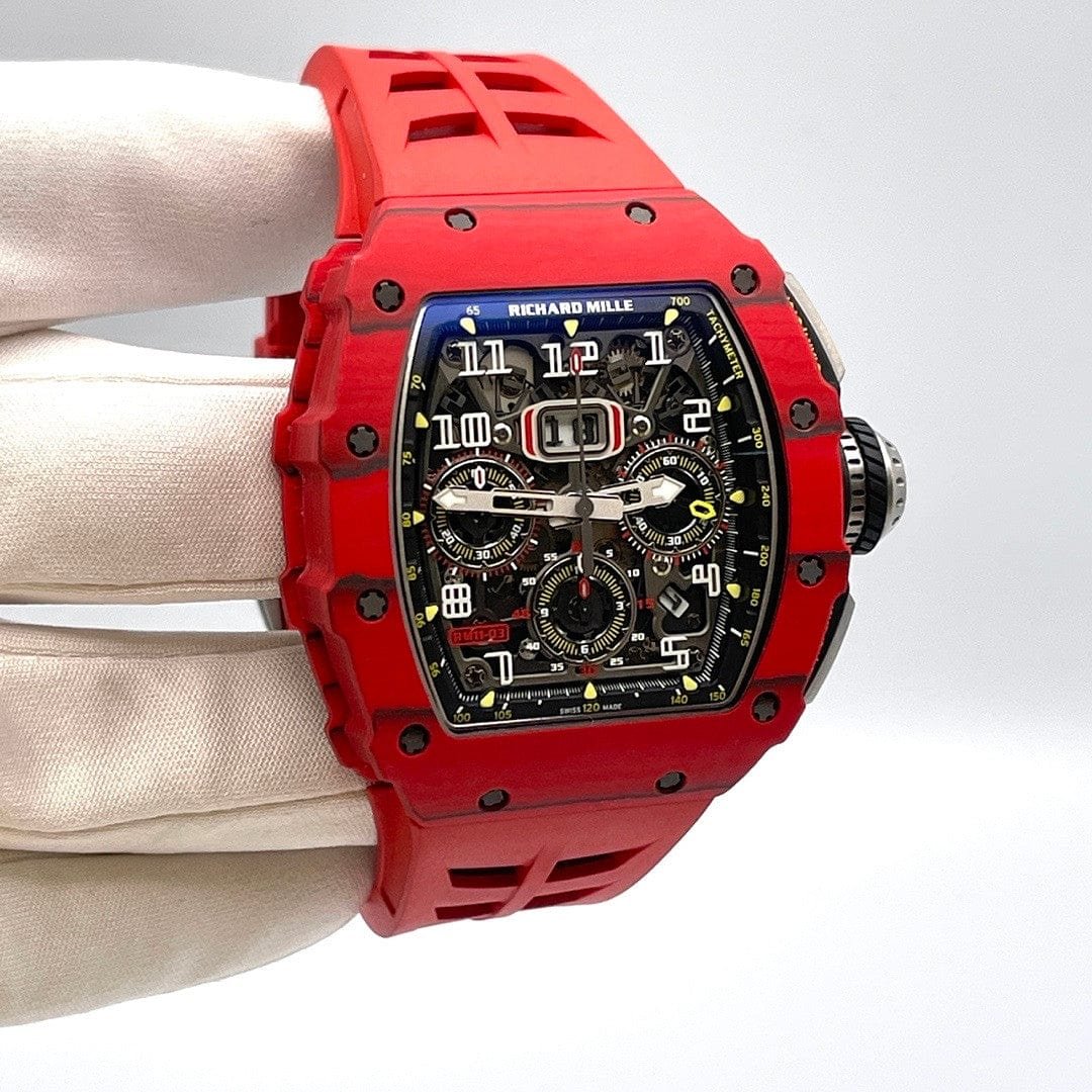 RM 11-03 Automatic Flyback Chronograph Red Quartz TPT Titanium 2 RM 11-03 Automatic Flyback Chronograph Red Quartz TPT Titanium - Image 2