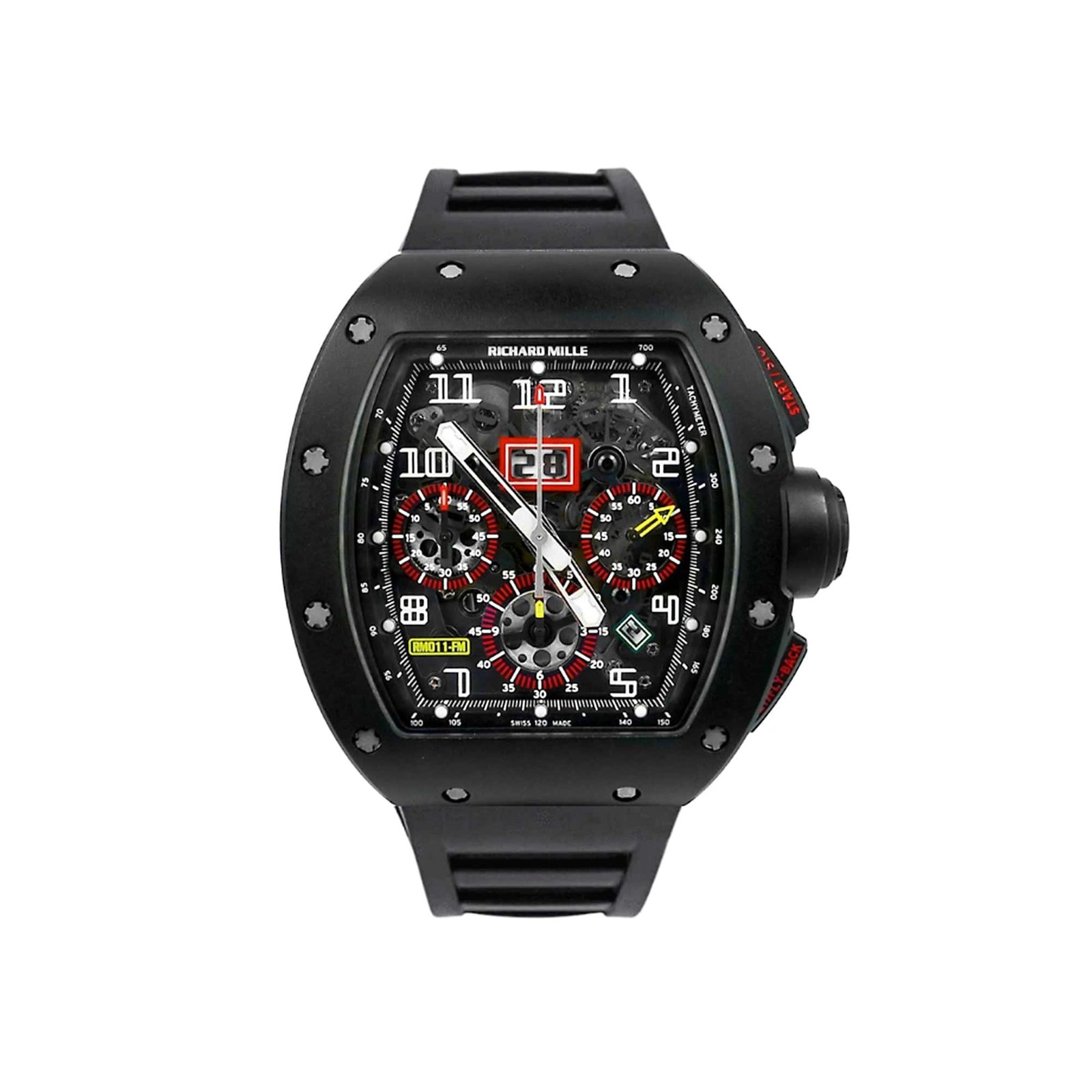 RM 011 Felipe Massa Flyback Chronograph Black Carbon