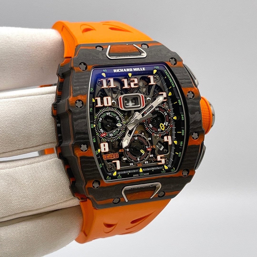 RM 11-03 'McLaren' Carbon Orange Quartz TPT Limited Edition of 500 2 RM 11-03 'McLaren' Carbon Orange Quartz TPT Limited Edition of 500 - Image 2