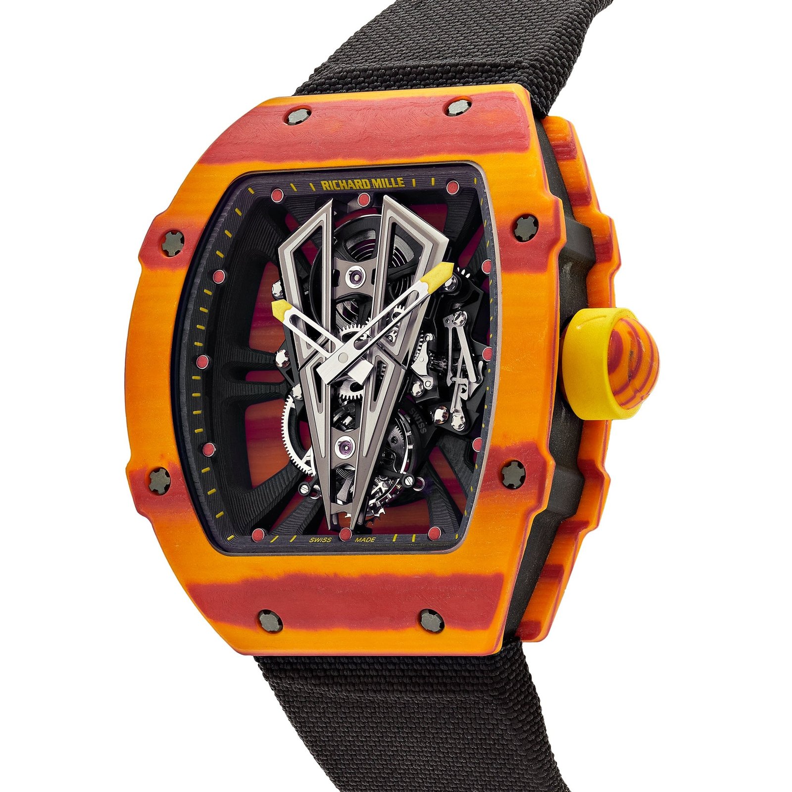 Tourbillon Rafael Nadal Red Yellow Quartz TPT Limited Edition of 50 12 Tourbillon Rafael Nadal Red Yellow Quartz TPT Limited Edition of 50 - Image 12
