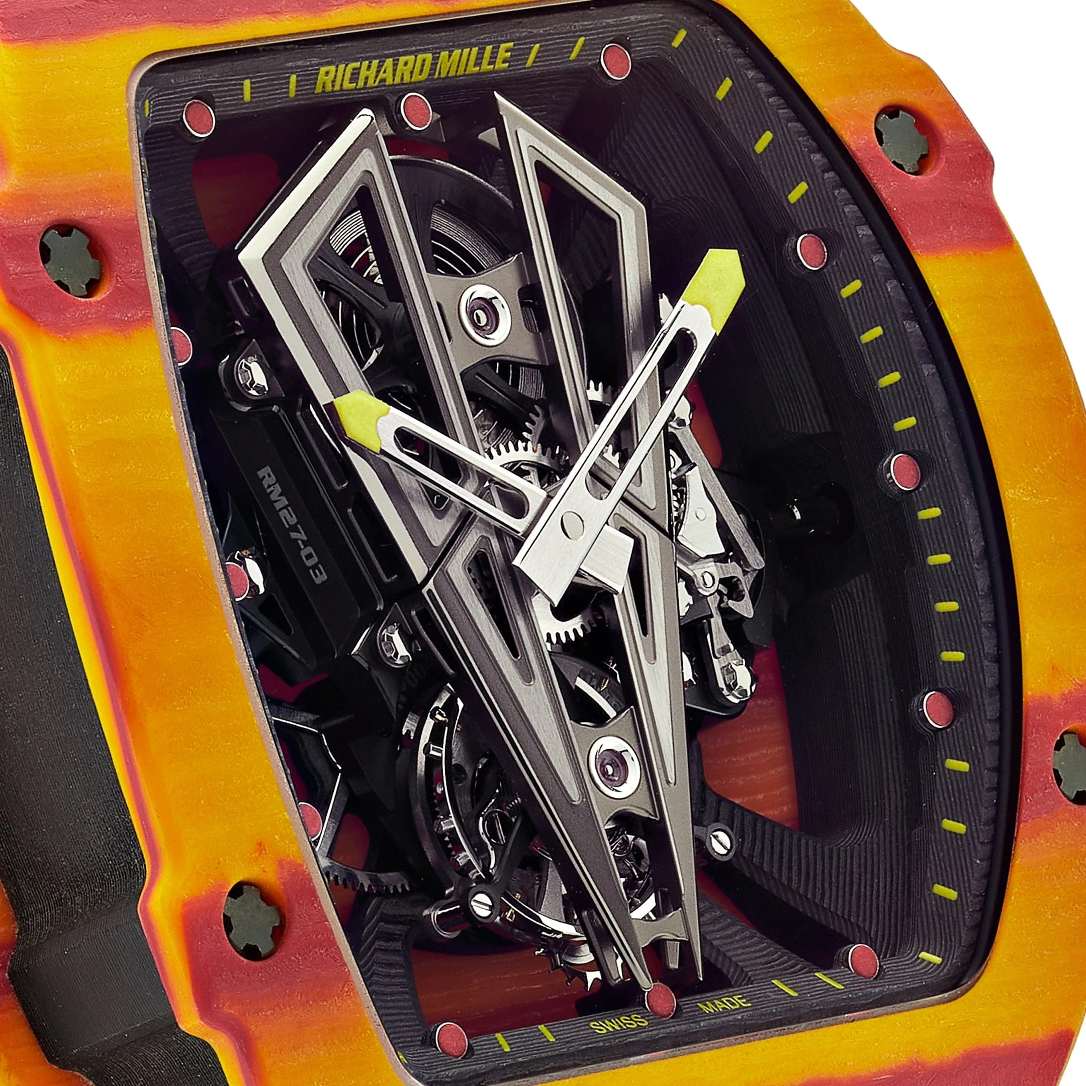 Tourbillon Rafael Nadal Red Yellow Quartz TPT Limited Edition of 50 11 Tourbillon Rafael Nadal Red Yellow Quartz TPT Limited Edition of 50 - Image 11