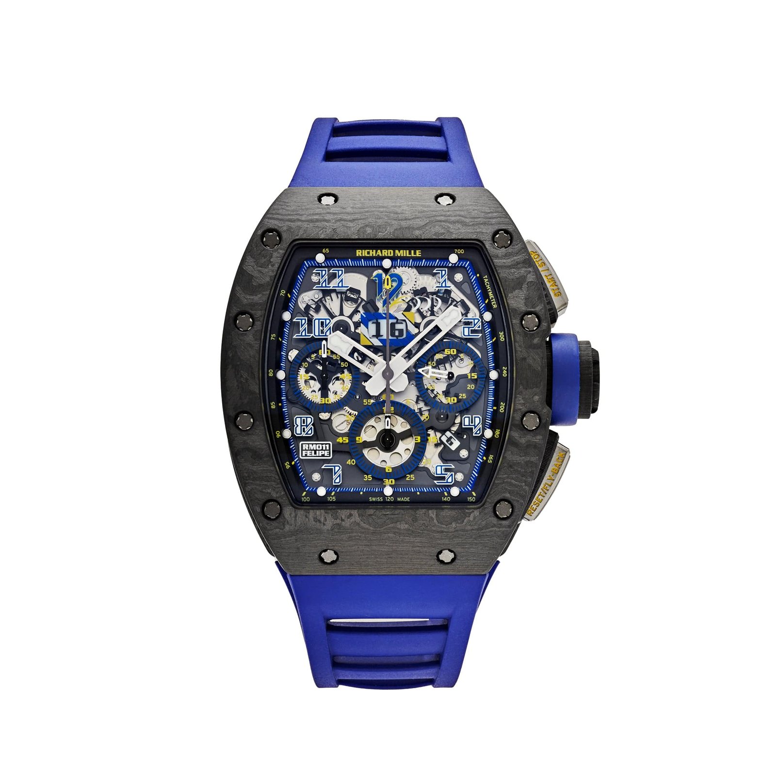 Automatic Flyback Chronograph Felipe Massa 10th Anniversary Carbon TPT Titanium Limited Edition of 100
