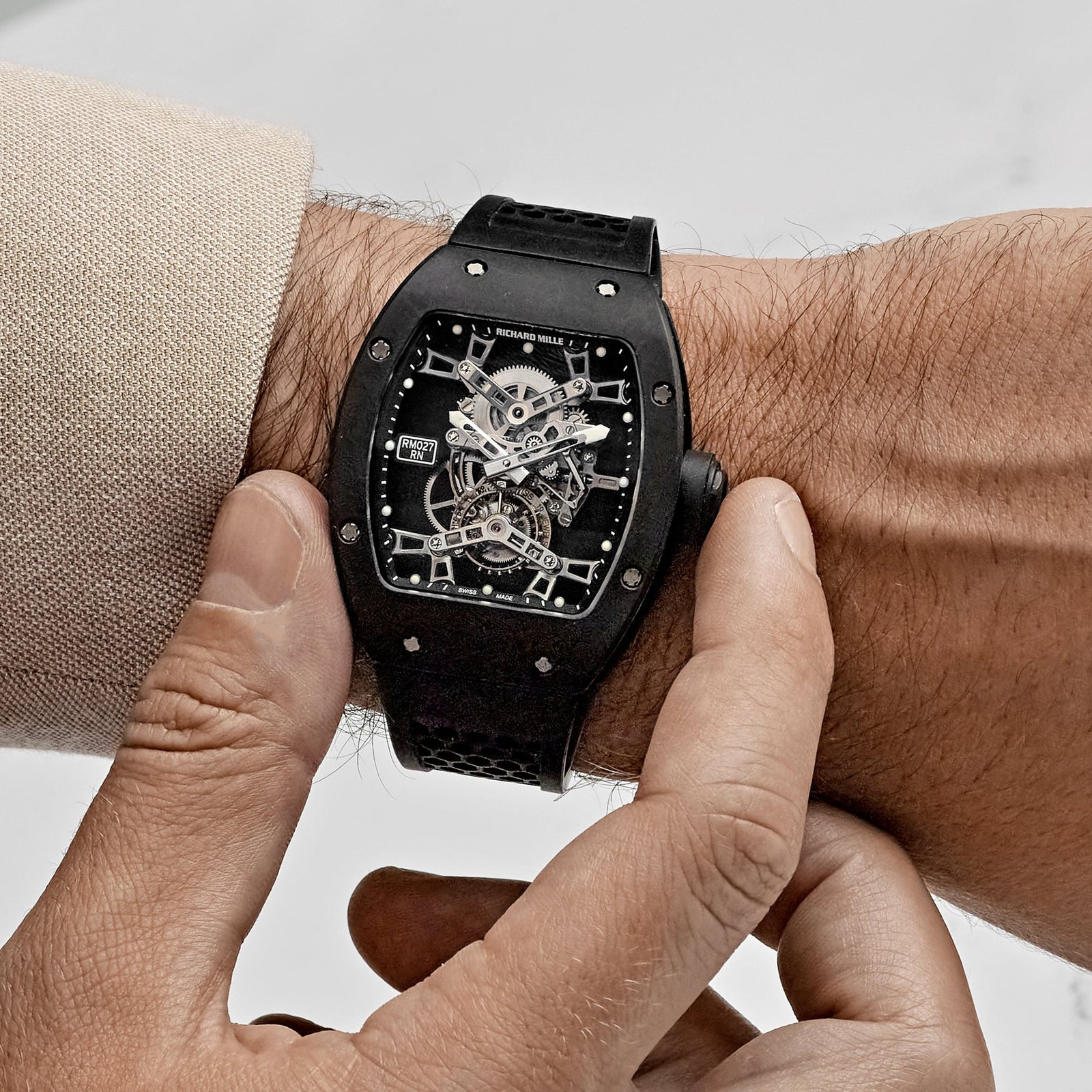 RM 027 Carbon Tourbillon 'Rafael Nadal' Limited Edition of 50 7 RM 027 Carbon Tourbillon 'Rafael Nadal' Limited Edition of 50 - Image 7