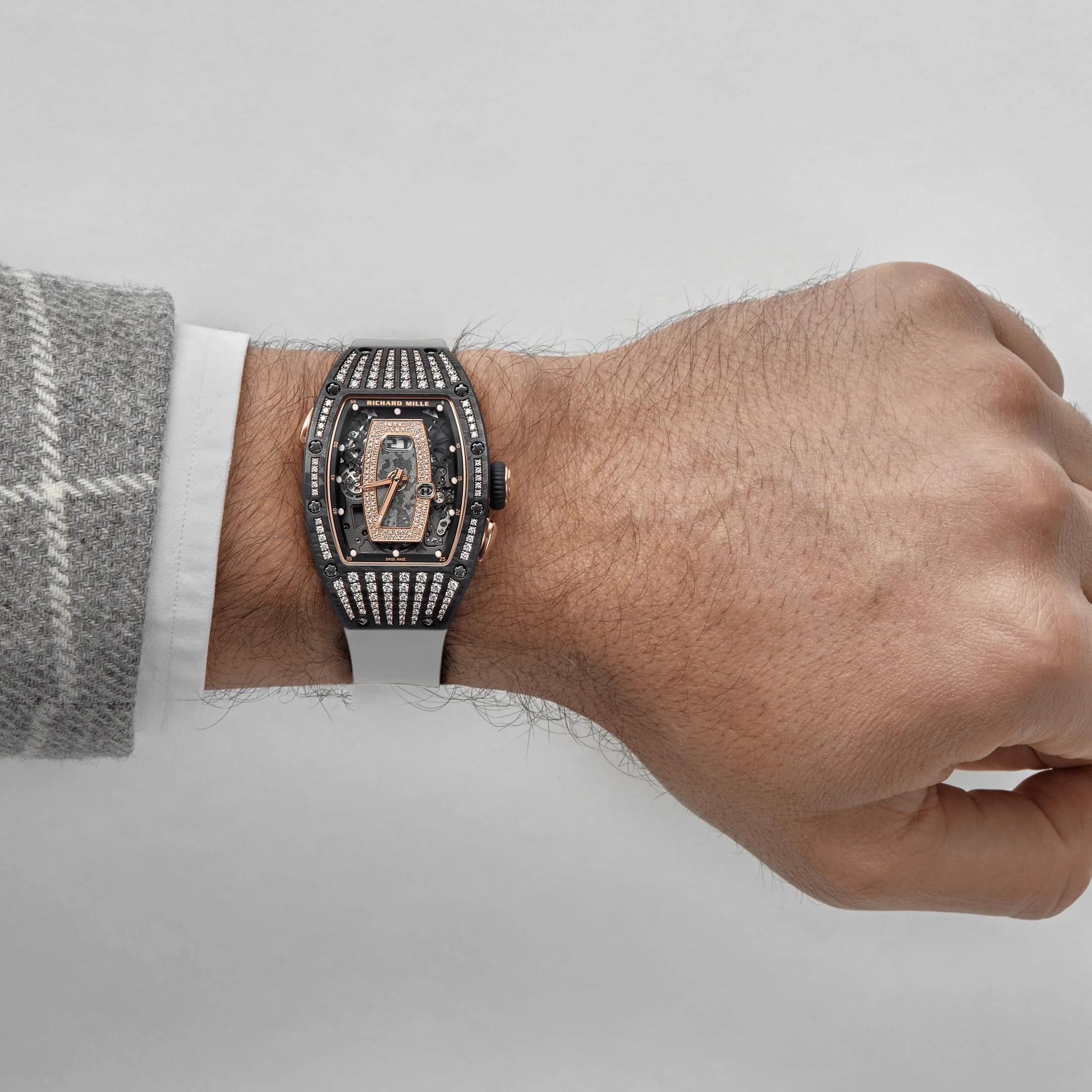 RM 037 'Ladies' Rose Gold Carbon TPT Diamond Set Skeleton Dial (2022) 4 RM 037 'Ladies' Rose Gold Carbon TPT Diamond Set Skeleton Dial (2022) - Image 4