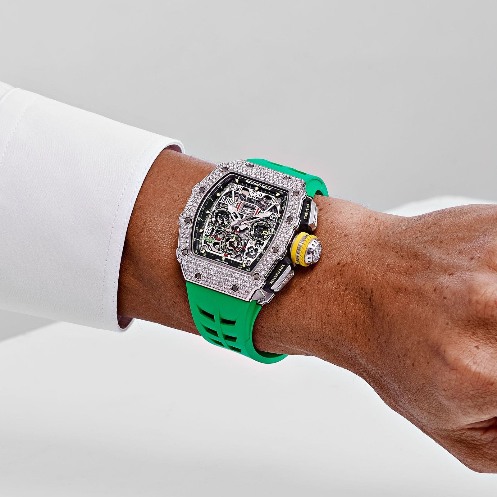 RM 11-03 Flyback Chronograph White Gold Diamond Bezel (2019) 12 RM 11-03 Flyback Chronograph White Gold Diamond Bezel (2019) - Image 12