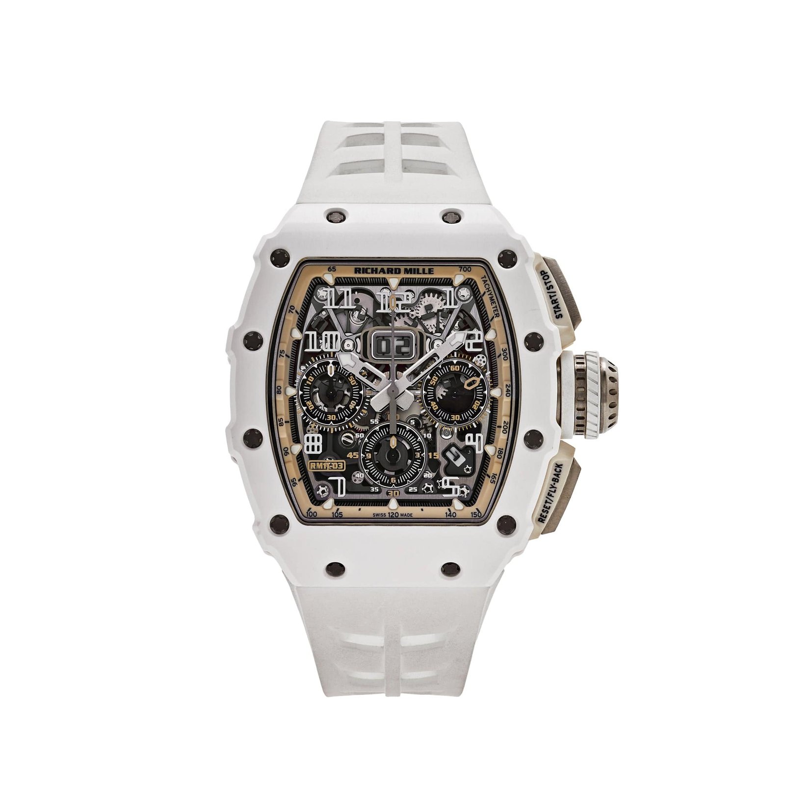 'Last White Edition' Automatic Flyback Chronograph White Ceramic Limited Edition of 33 pieces
