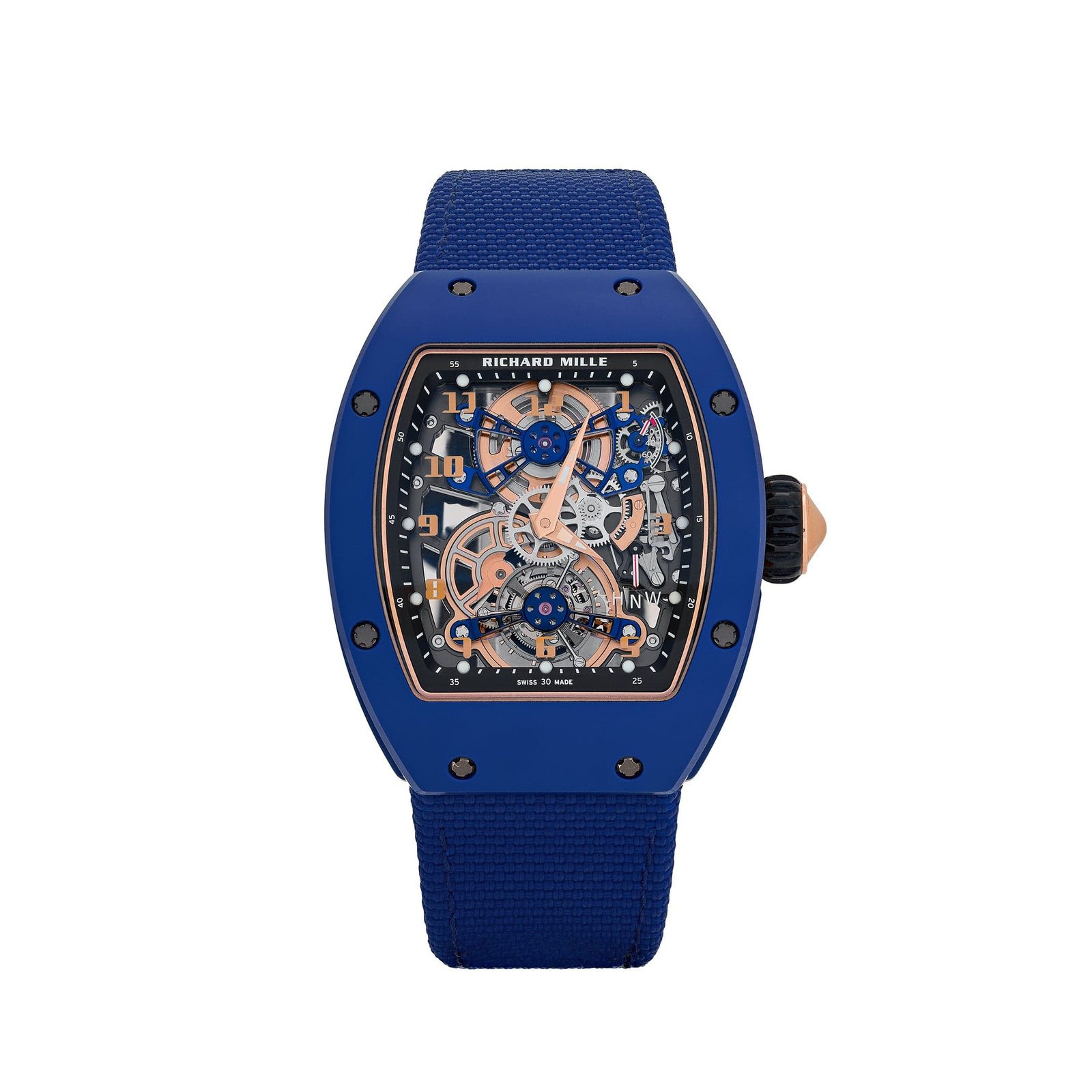 RM 17-02 Blue Ceramic Rose Gold Tourbillon Limited Edition of 30
