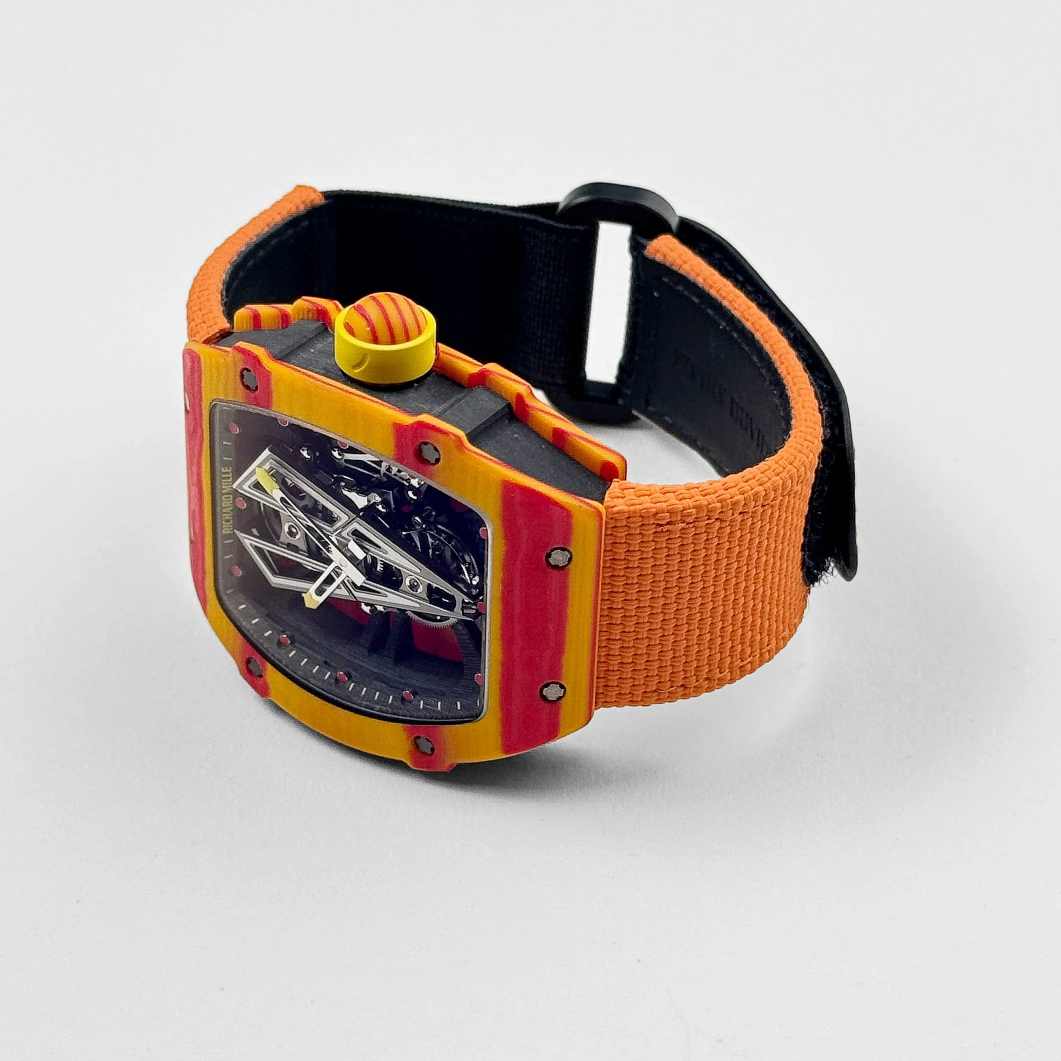 Tourbillon Rafael Nadal Red Yellow Quartz TPT Limited Edition of 50 8 Tourbillon Rafael Nadal Red Yellow Quartz TPT Limited Edition of 50 - Image 8