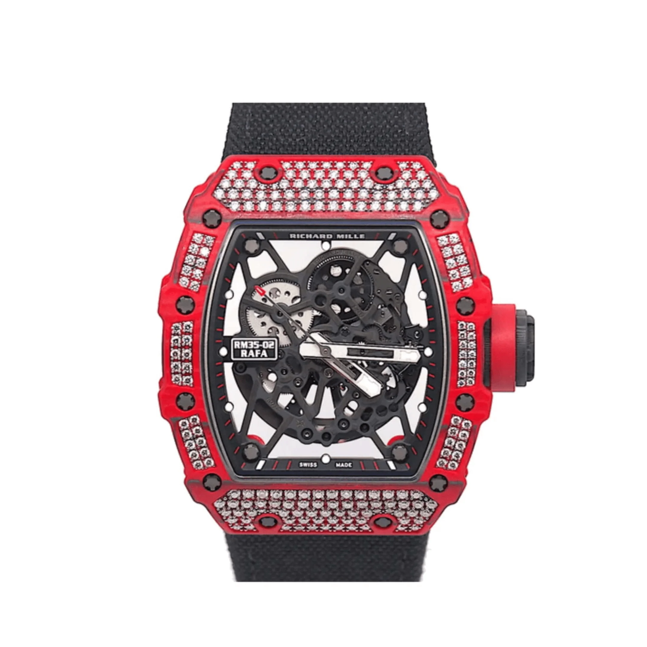 'Rafa' Rafael Nadal Red Quartz TPT Diamond Set