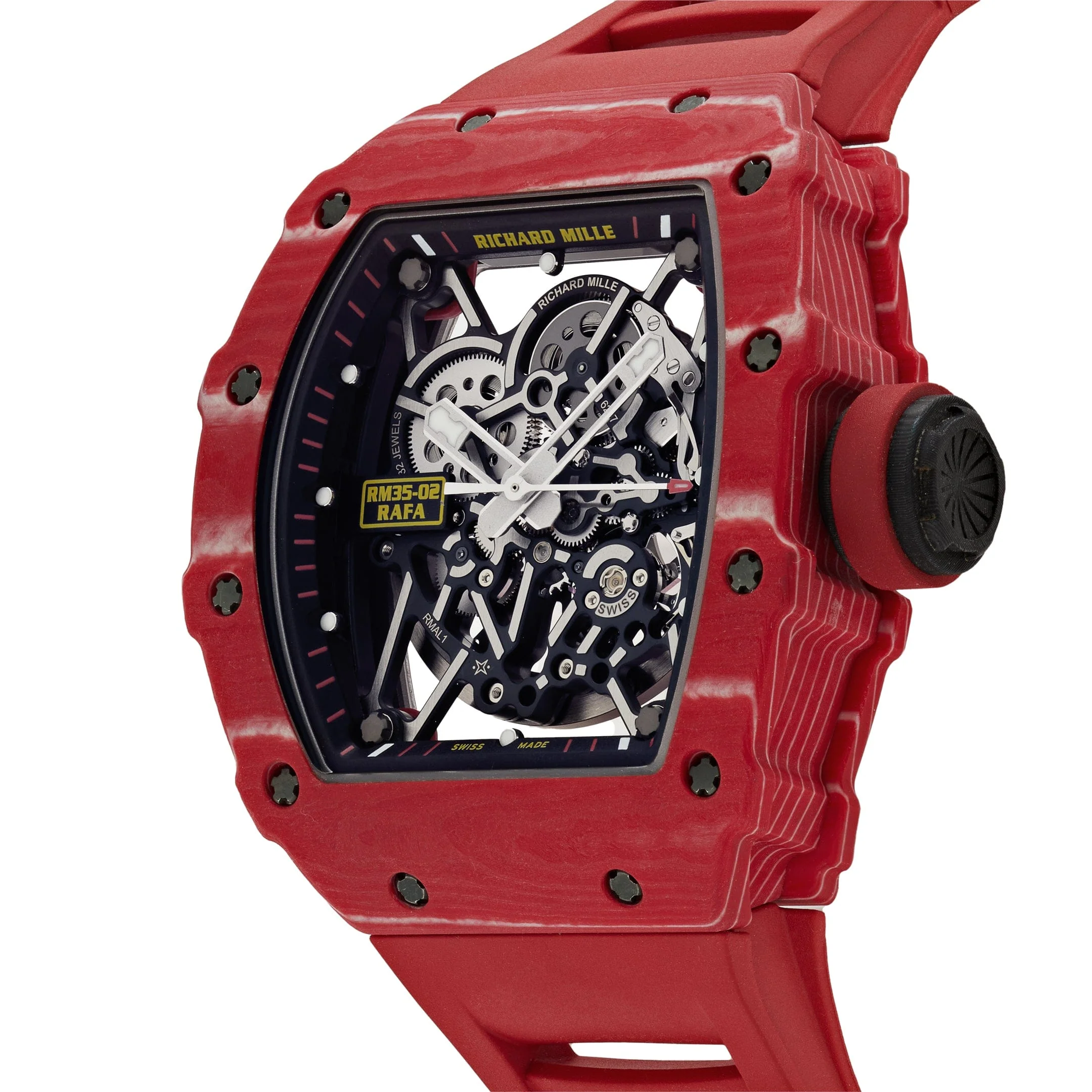 RM 35-02 Rafael Nadal Automatic Red Quartz TPT 4 RM 35-02 Rafael Nadal Automatic Red Quartz TPT - Image 4