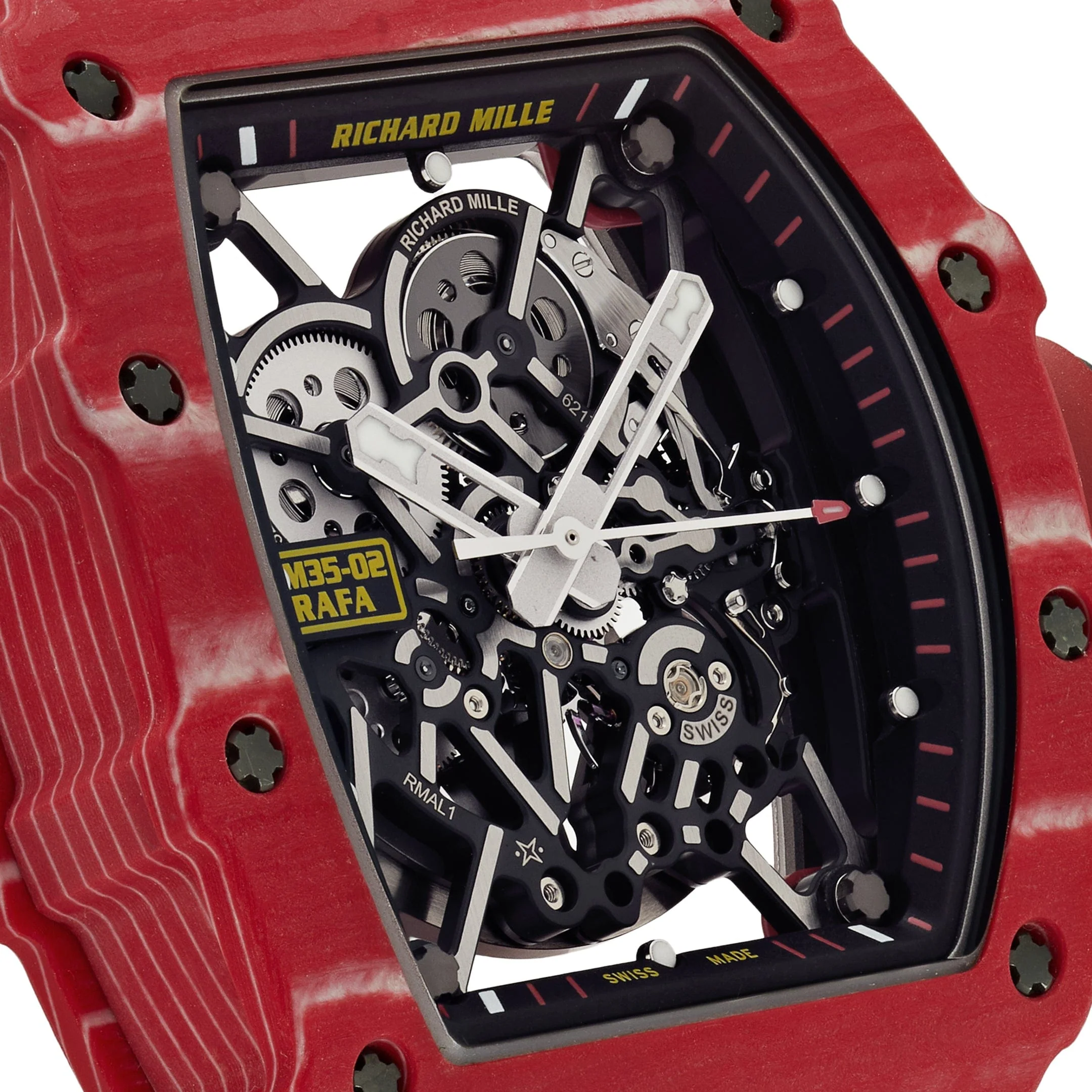 RM 35-02 Rafael Nadal Automatic Red Quartz TPT 6 RM 35-02 Rafael Nadal Automatic Red Quartz TPT - Image 6