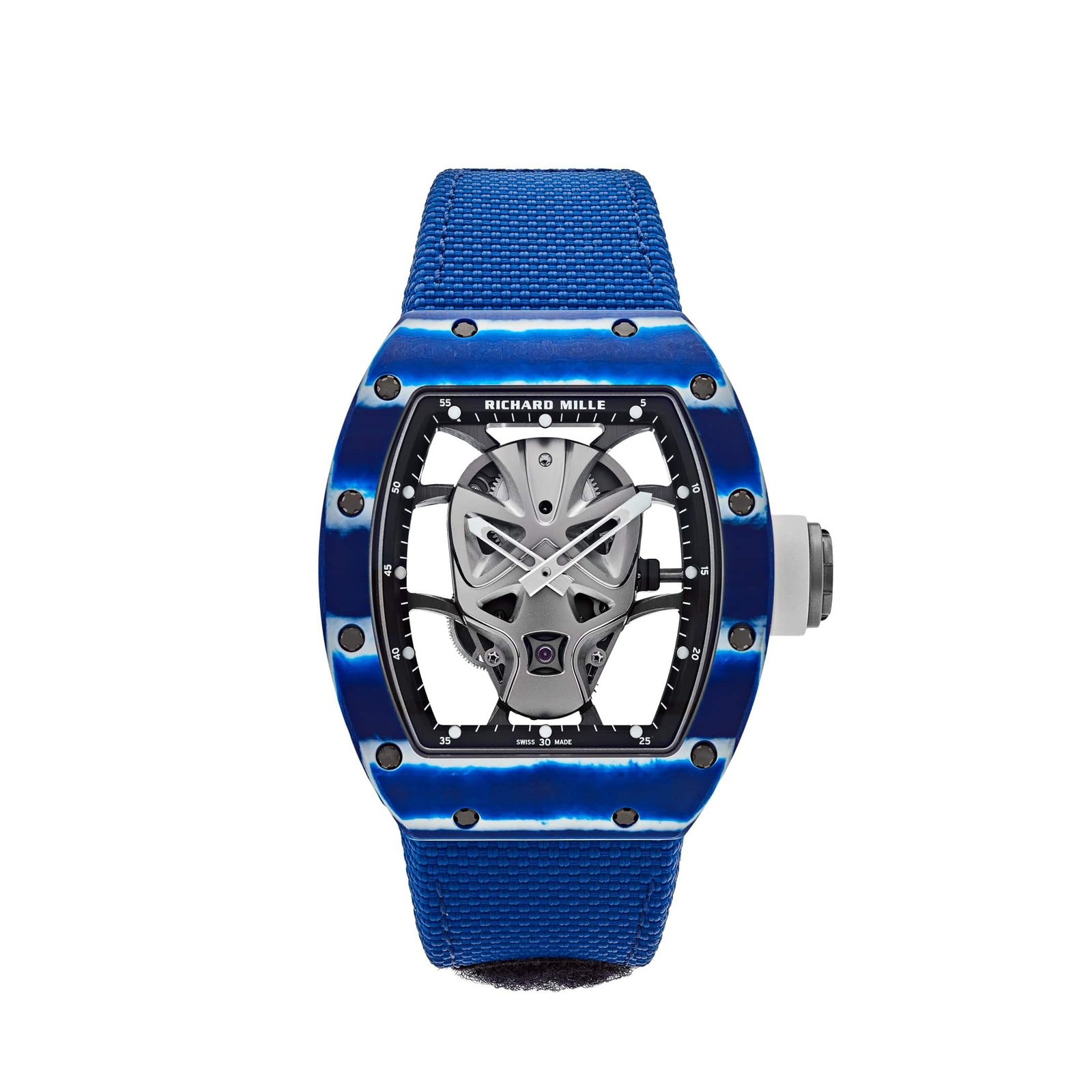 Tourbillon 'Mask' Blue White Quartz TPT Limited Edition of 18