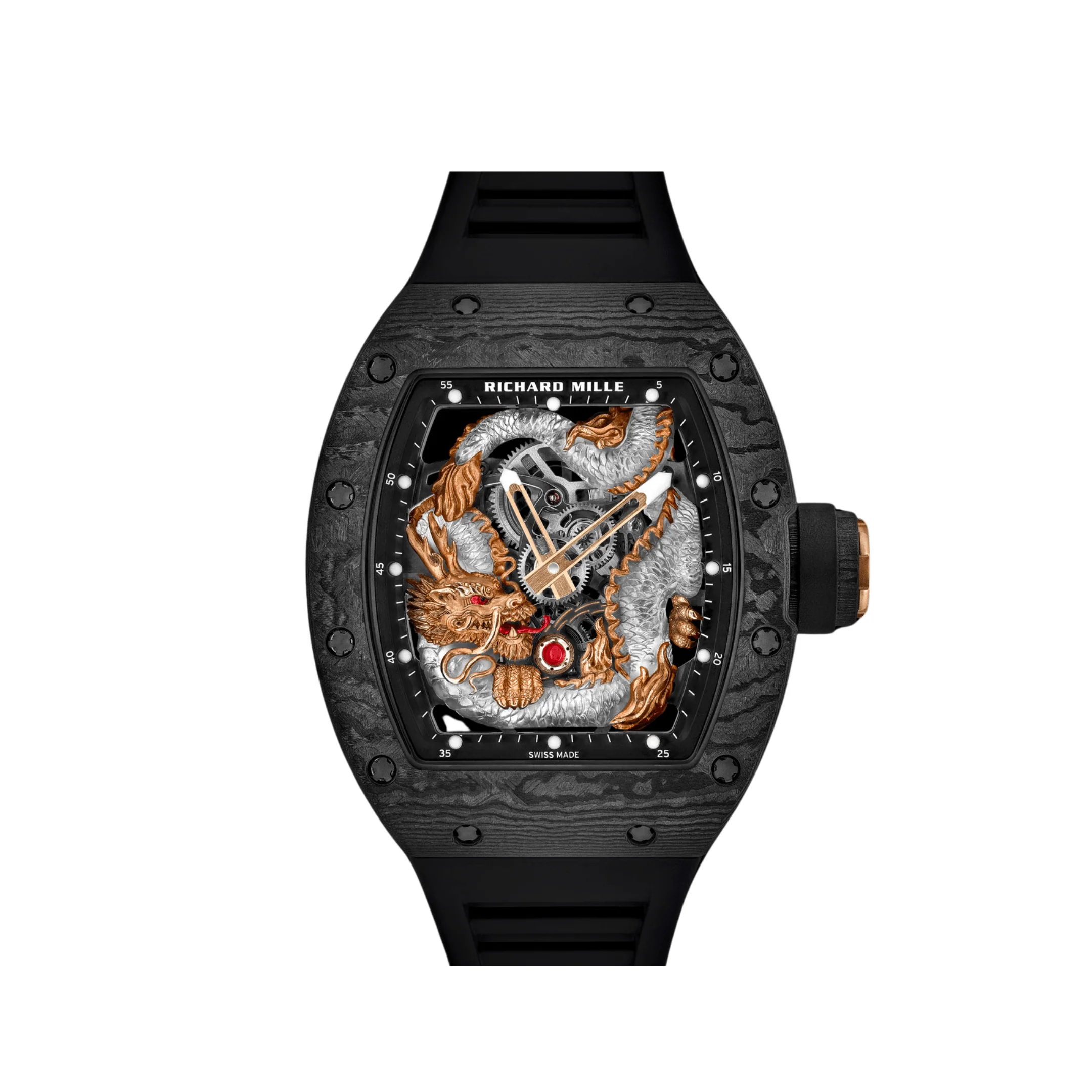 RM 57-03 Tourbillon Carbon Sapphire Dragon Dial Limited Edition of 55