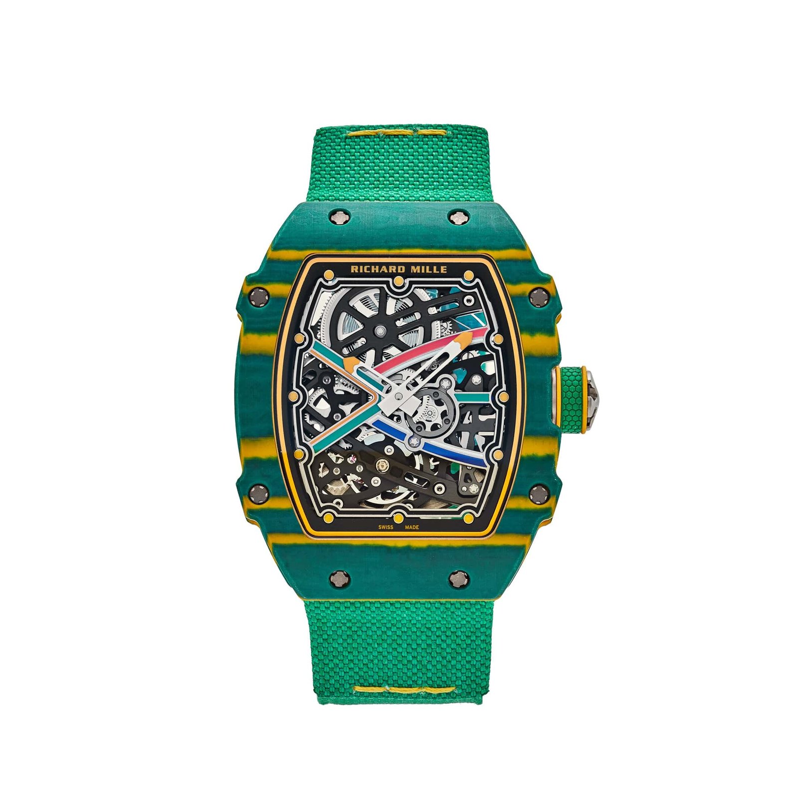 RM 67-02 'Wayde Van Niekerk' Green Yellow Quartz TPT