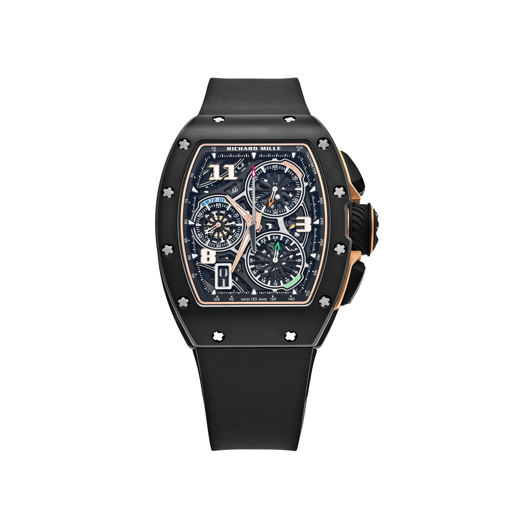 RM 72-01 Lifestyle In-House Chronograph Black Ceramic Rose Gold (2025)